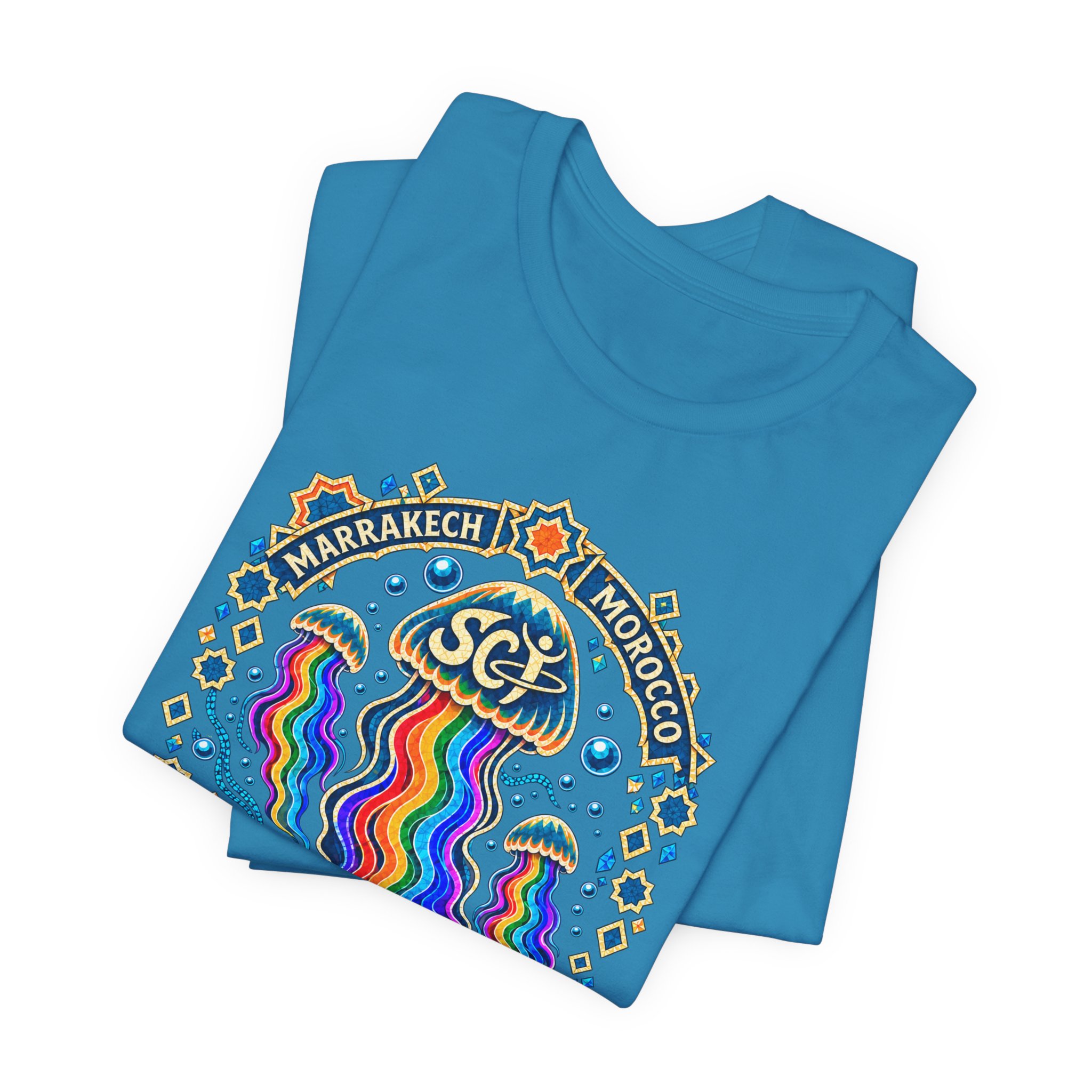 Marrakech Morocco Festival Tee — Rainbow Desert Graphic T-Shirt - Image 27