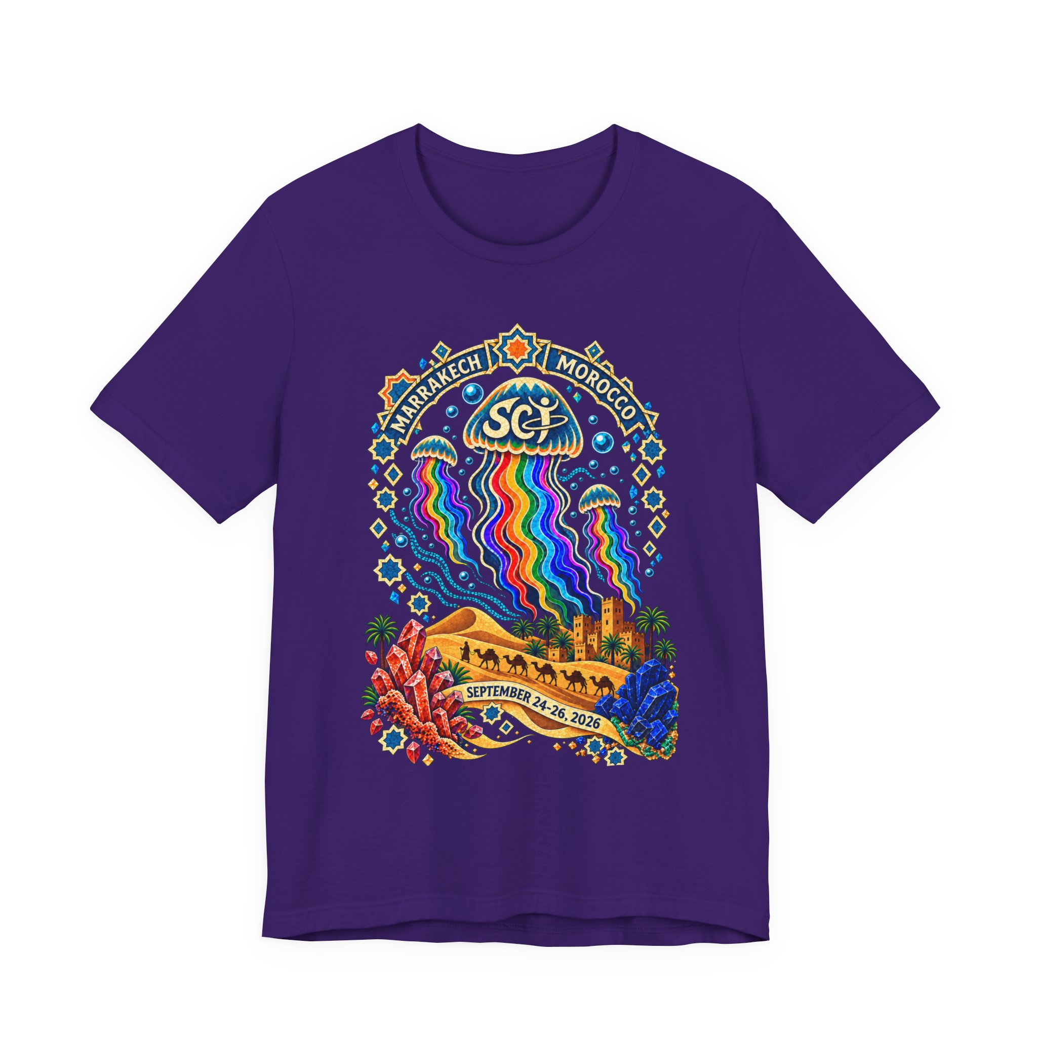 Marrakech Morocco Festival Tee — Rainbow Desert Graphic T-Shirt - Image 29