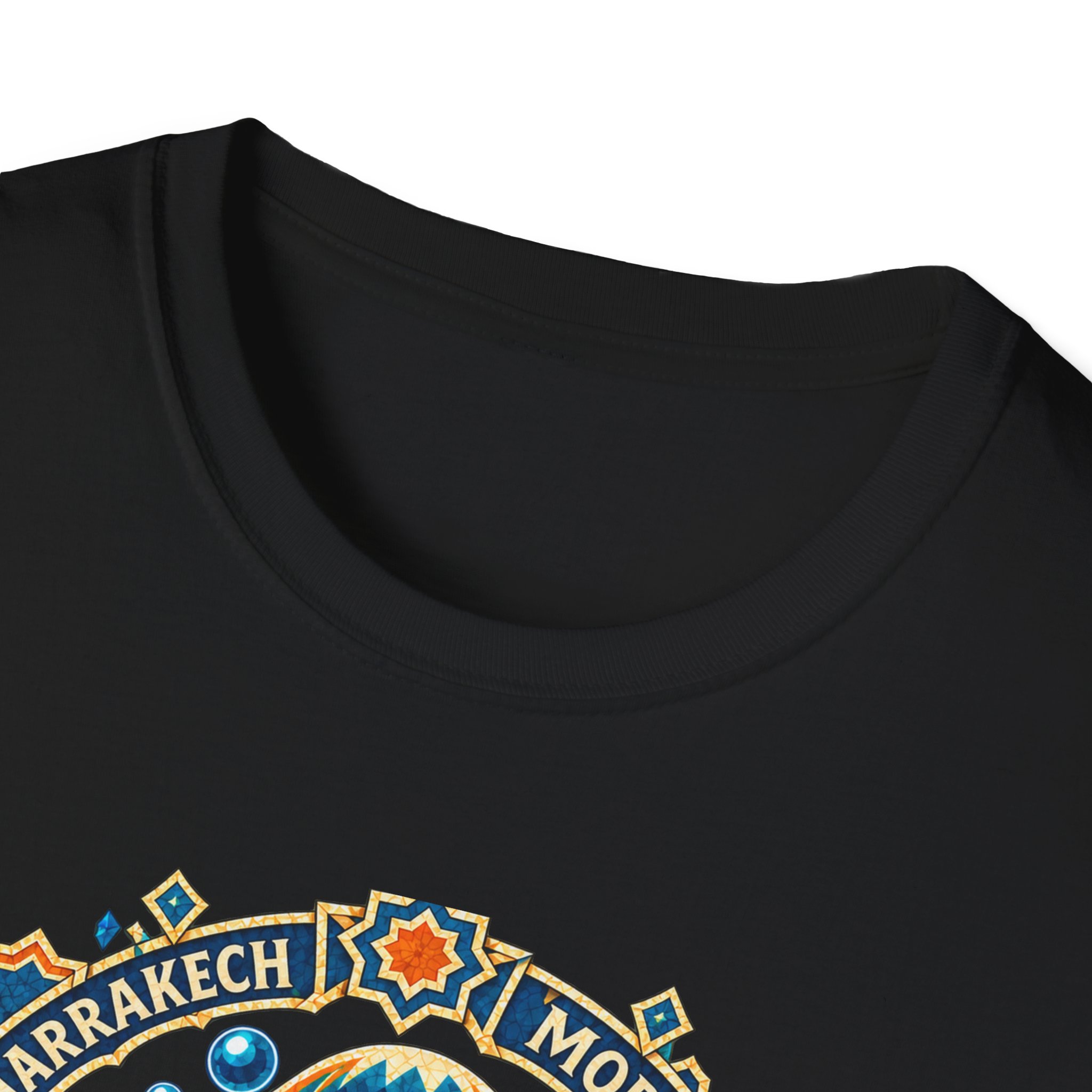 Marrakech Morocco Desert Vibes T-Shirt — Rainbow Dunes Festival Tee - Image 19
