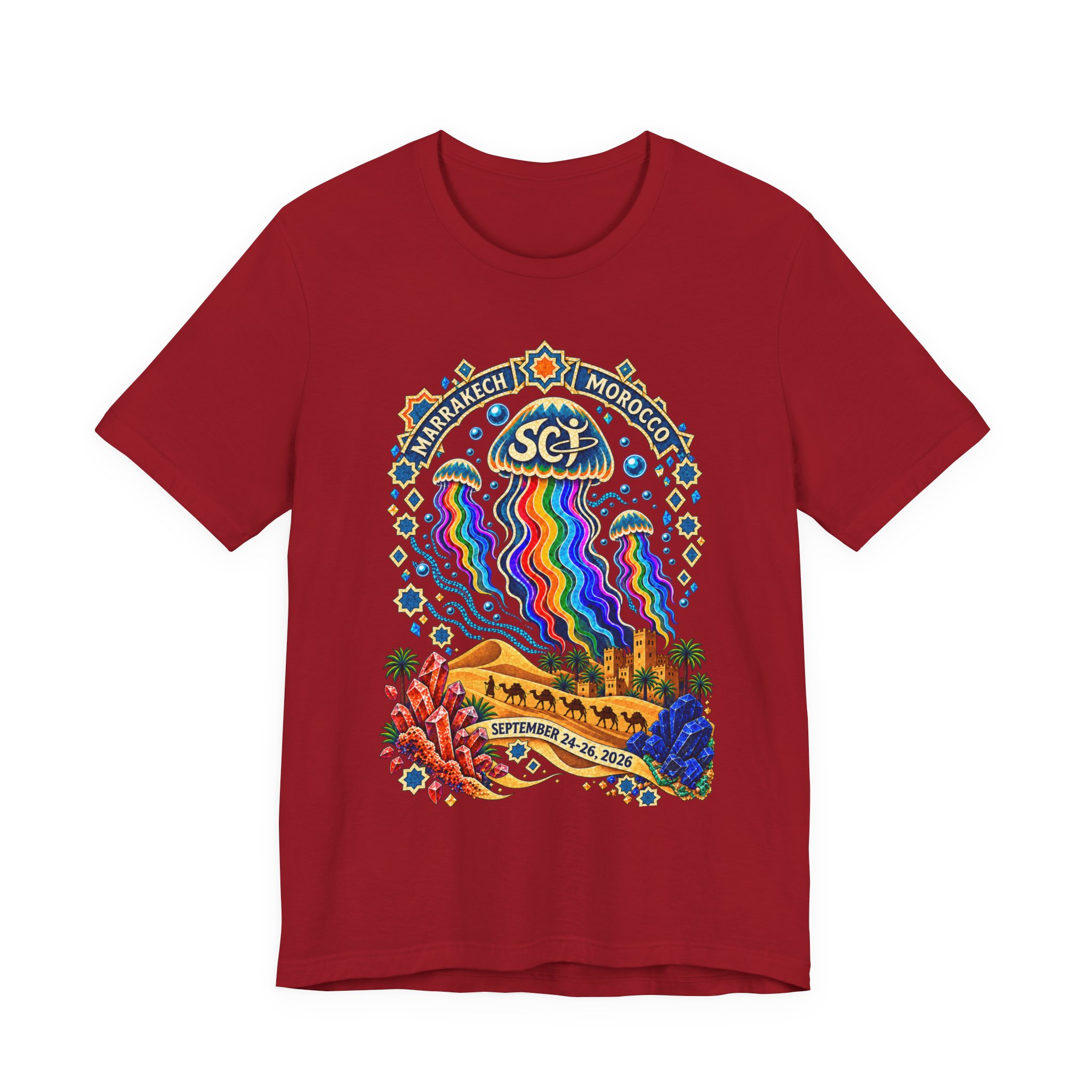 Marrakech Morocco Festival Tee — Rainbow Desert Graphic T-Shirt - Image 41