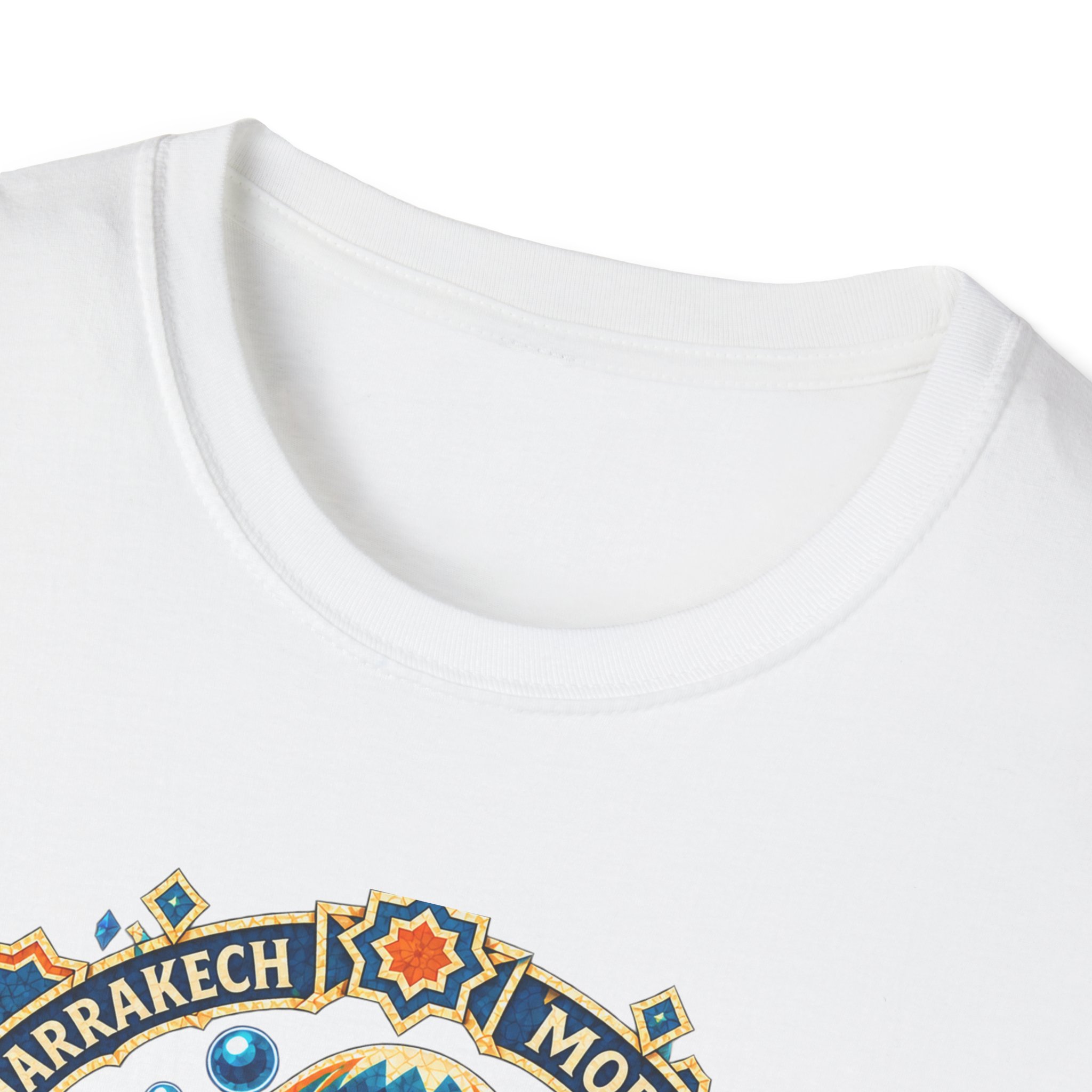 Marrakech Morocco Desert Vibes T-Shirt — Rainbow Dunes Festival Tee - Image 7