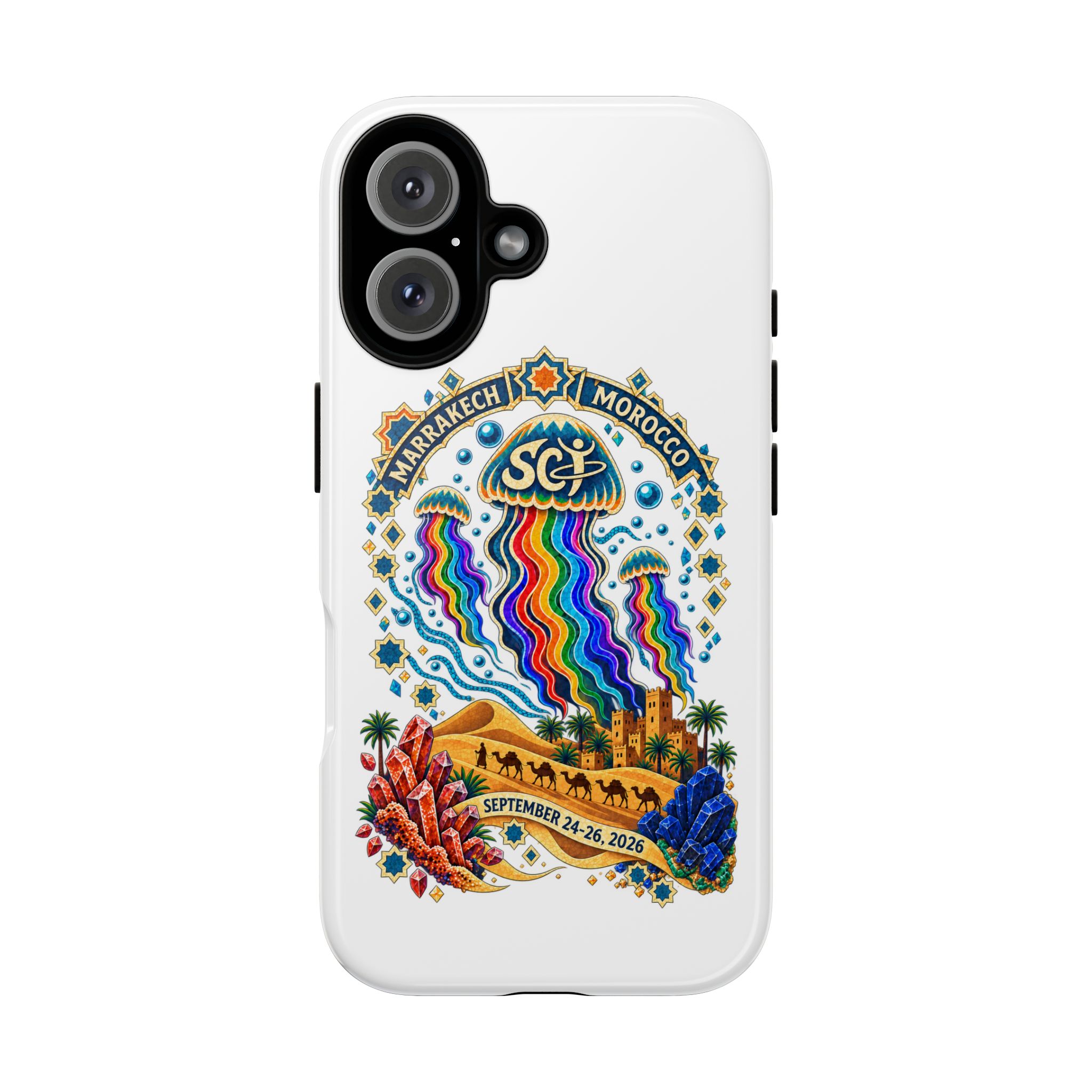 Marrakech Festival Phone Case – 'SGL' Rainbow Jellyfish Design (Sept 24–26, 2022) - Image 34