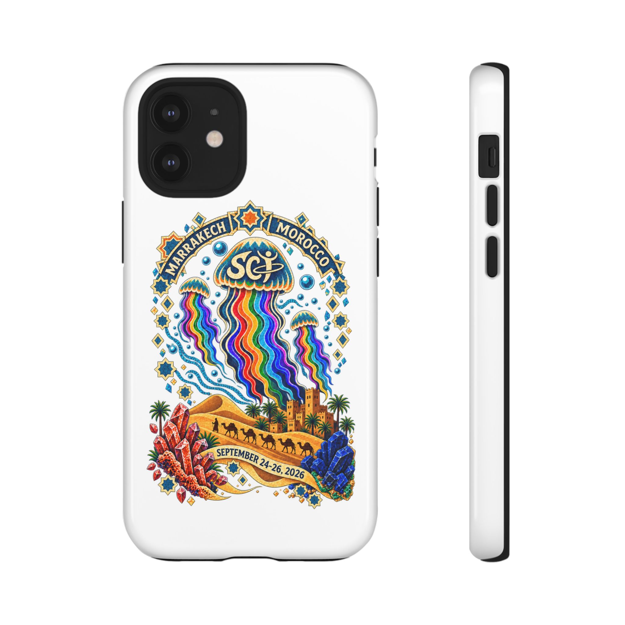 Marrakech Festival Phone Case – 'SGL' Rainbow Jellyfish Design (Sept 24–26, 2022) - Image 46