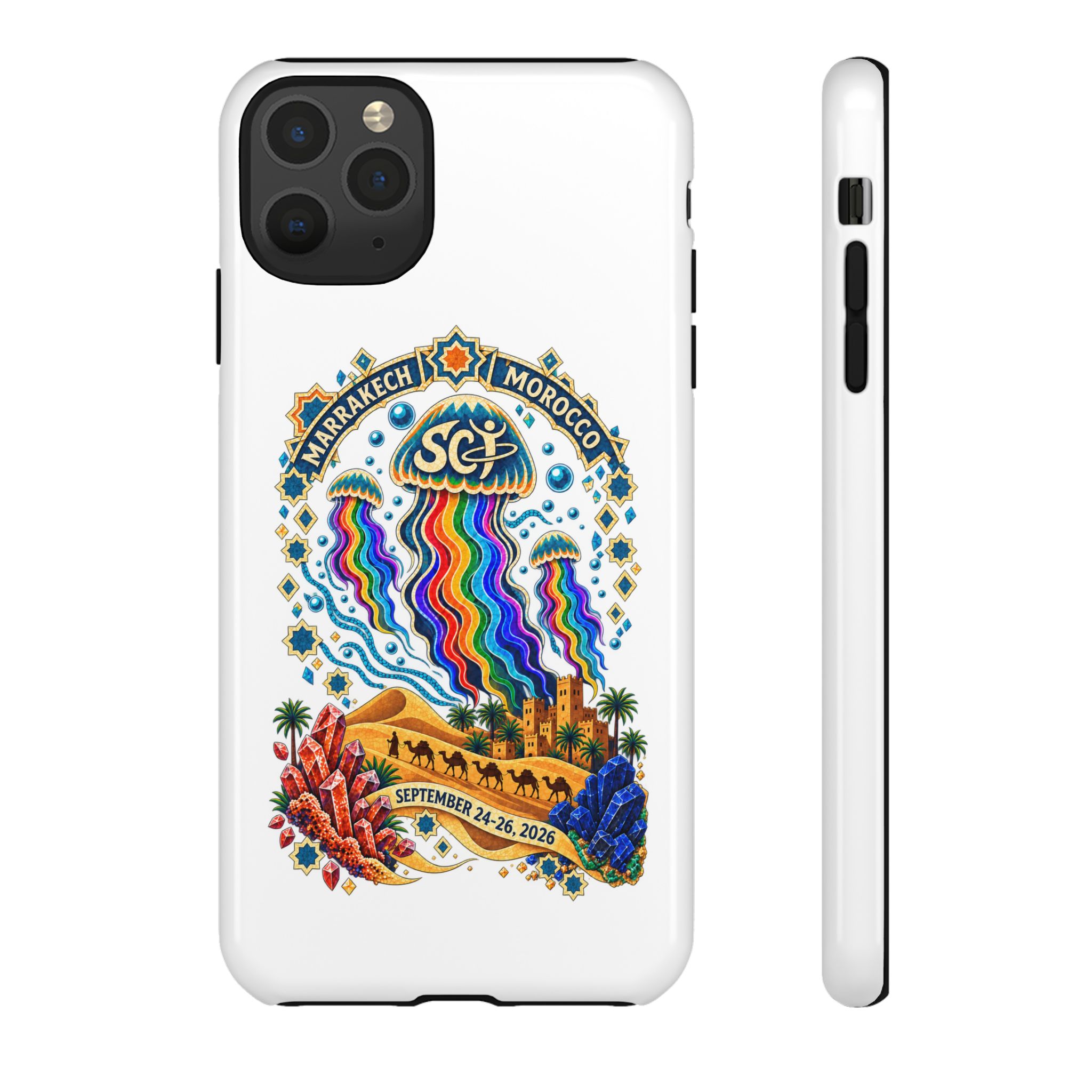 Marrakech Festival Phone Case – 'SGL' Rainbow Jellyfish Design (Sept 24–26, 2022) - Image 50