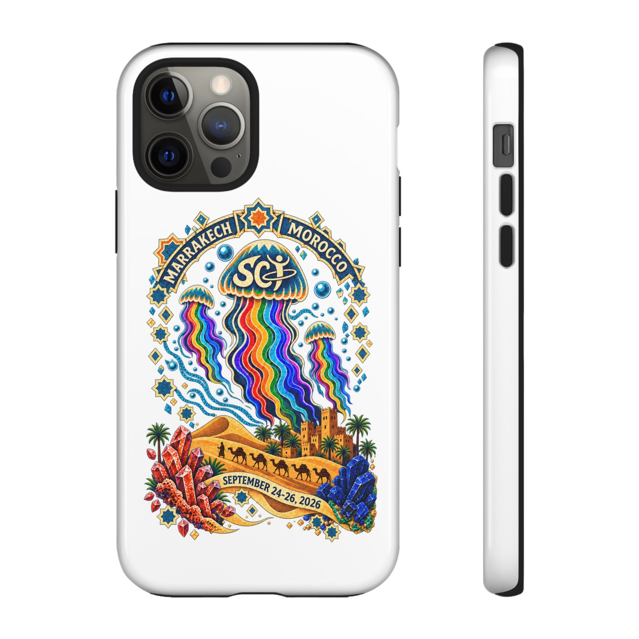 Marrakech Festival Phone Case – 'SGL' Rainbow Jellyfish Design (Sept 24–26, 2022) - Image 31
