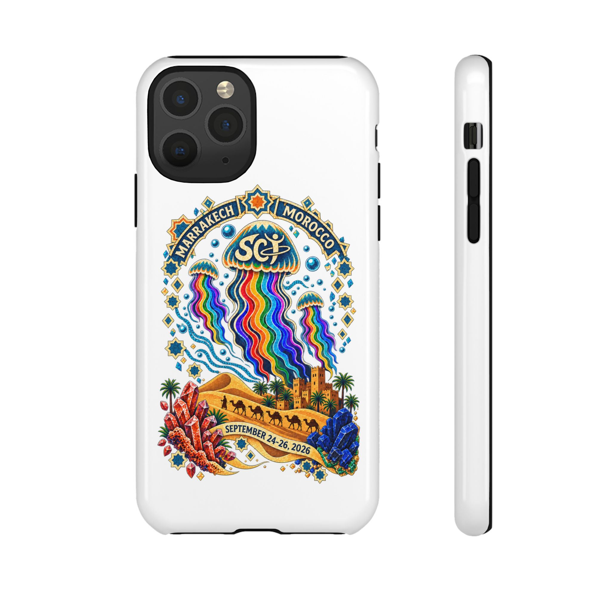 Marrakech Festival Phone Case – 'SGL' Rainbow Jellyfish Design (Sept 24–26, 2022) - Image 32