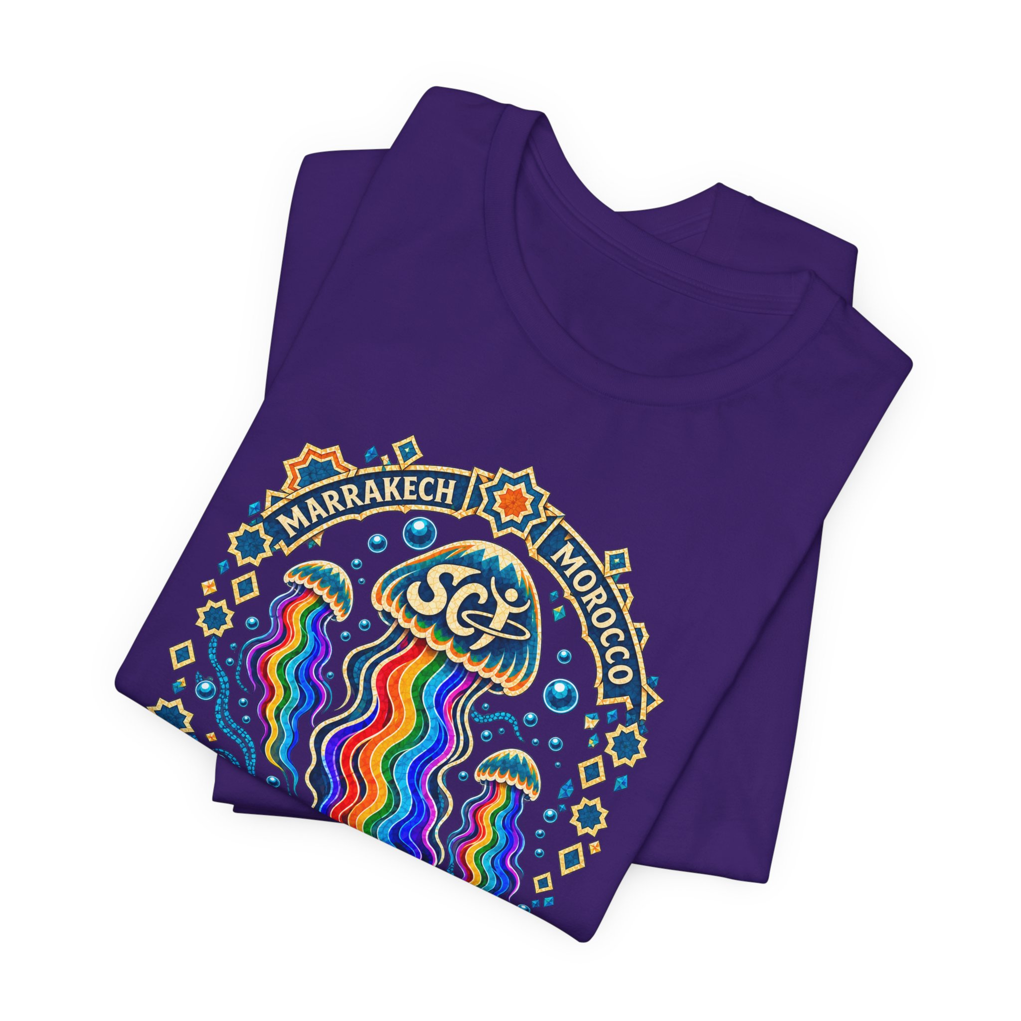 Marrakech Morocco Festival Tee — Rainbow Desert Graphic T-Shirt - Image 31