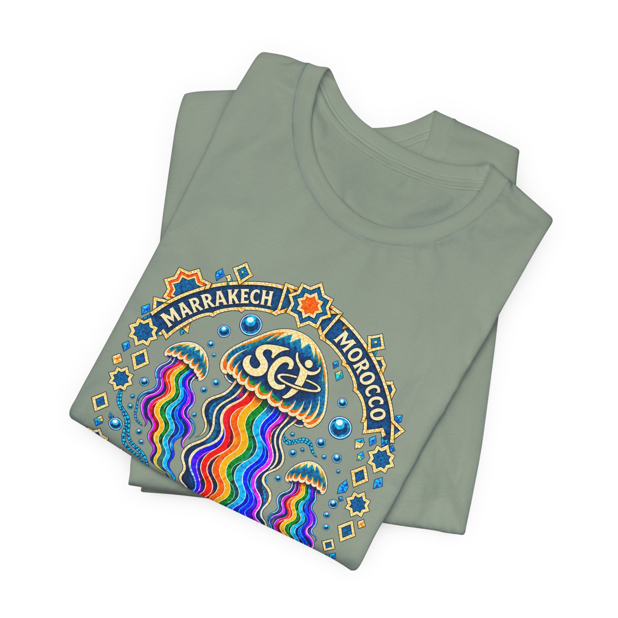 Marrakech Morocco Festival Tee — Rainbow Desert Graphic T-Shirt - Image 19