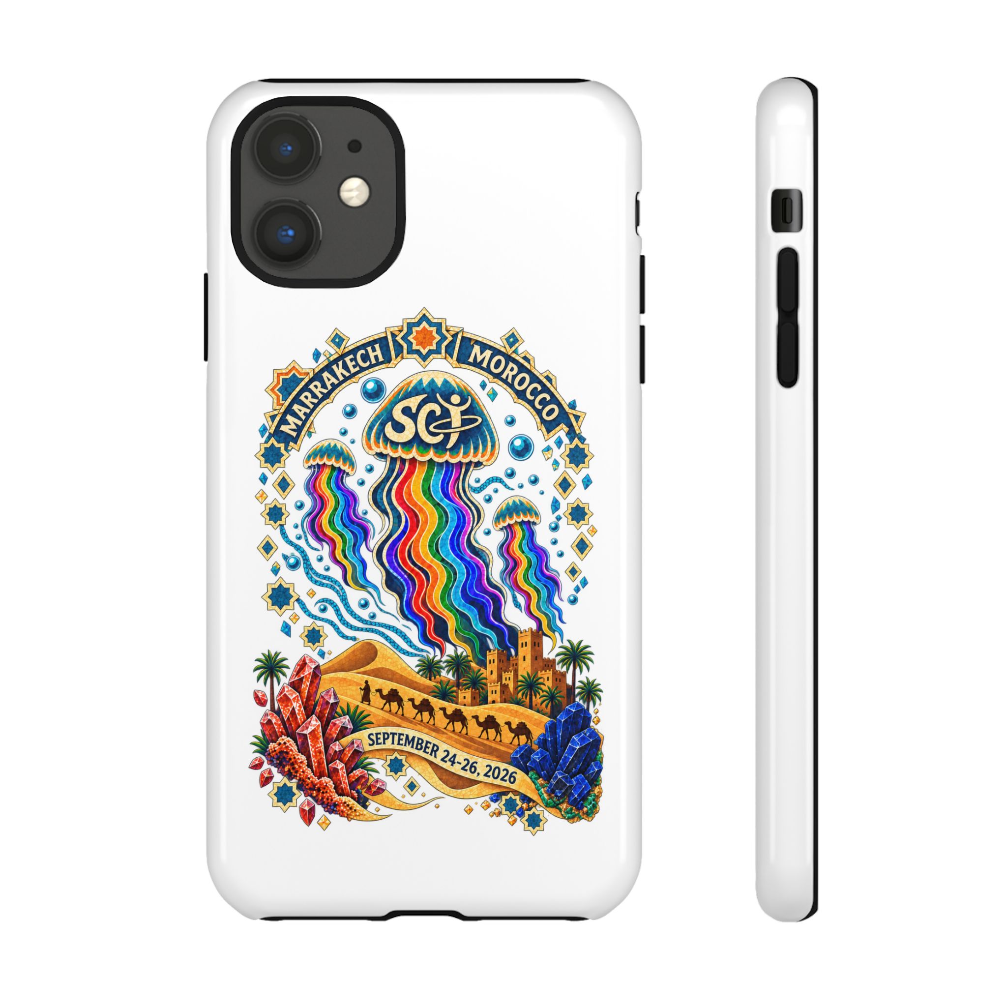 Marrakech Festival Phone Case – 'SGL' Rainbow Jellyfish Design (Sept 24–26, 2022) - Image 13
