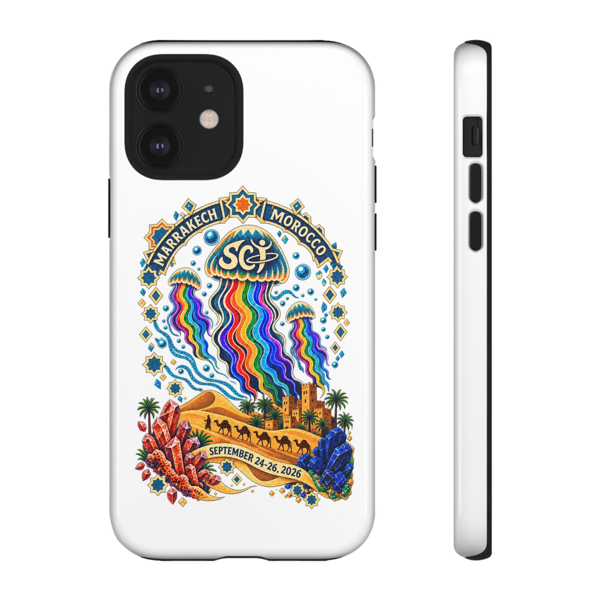Marrakech Festival Phone Case – 'SGL' Rainbow Jellyfish Design (Sept 24–26, 2022) - Image 49