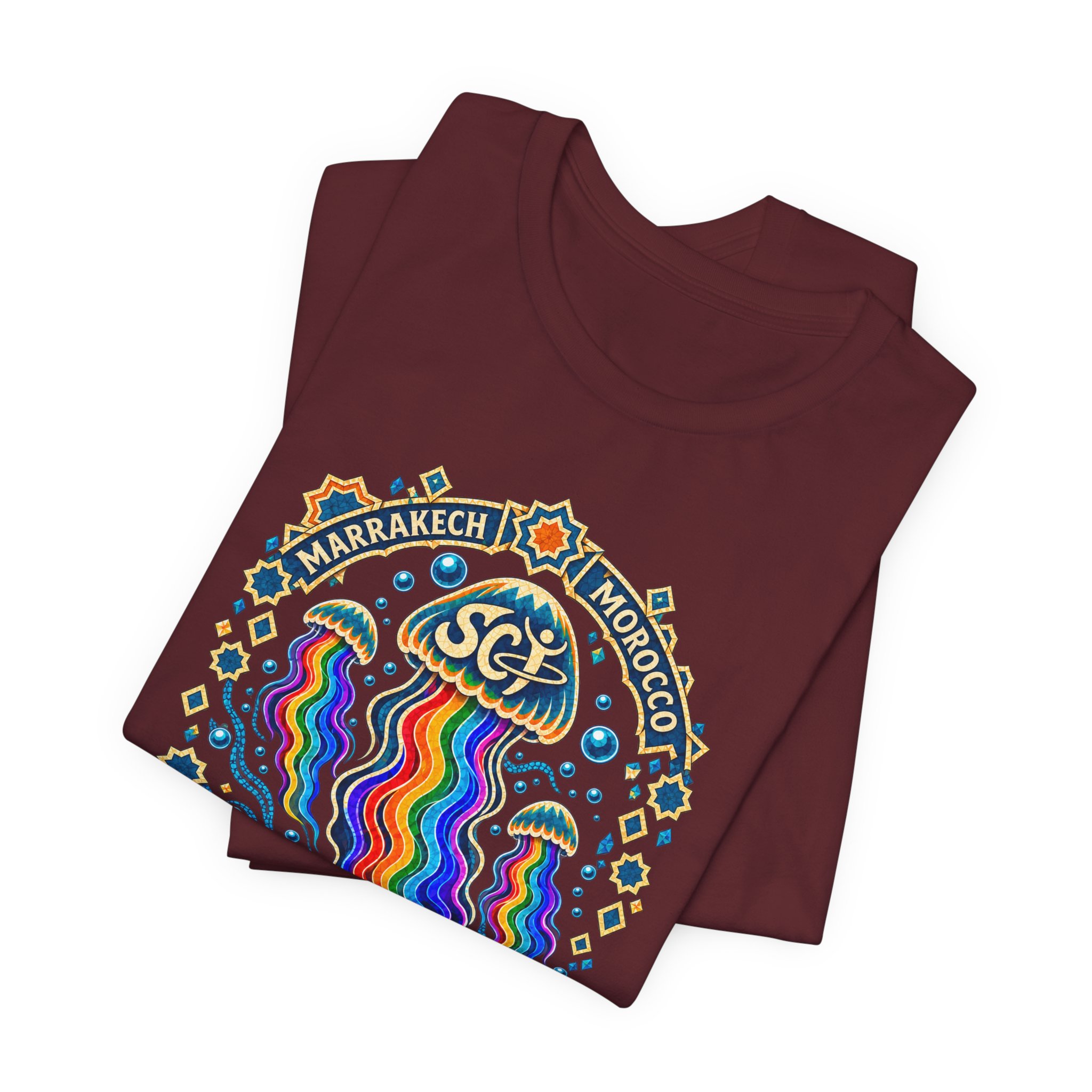 Marrakech Morocco Festival Tee — Rainbow Desert Graphic T-Shirt - Image 39