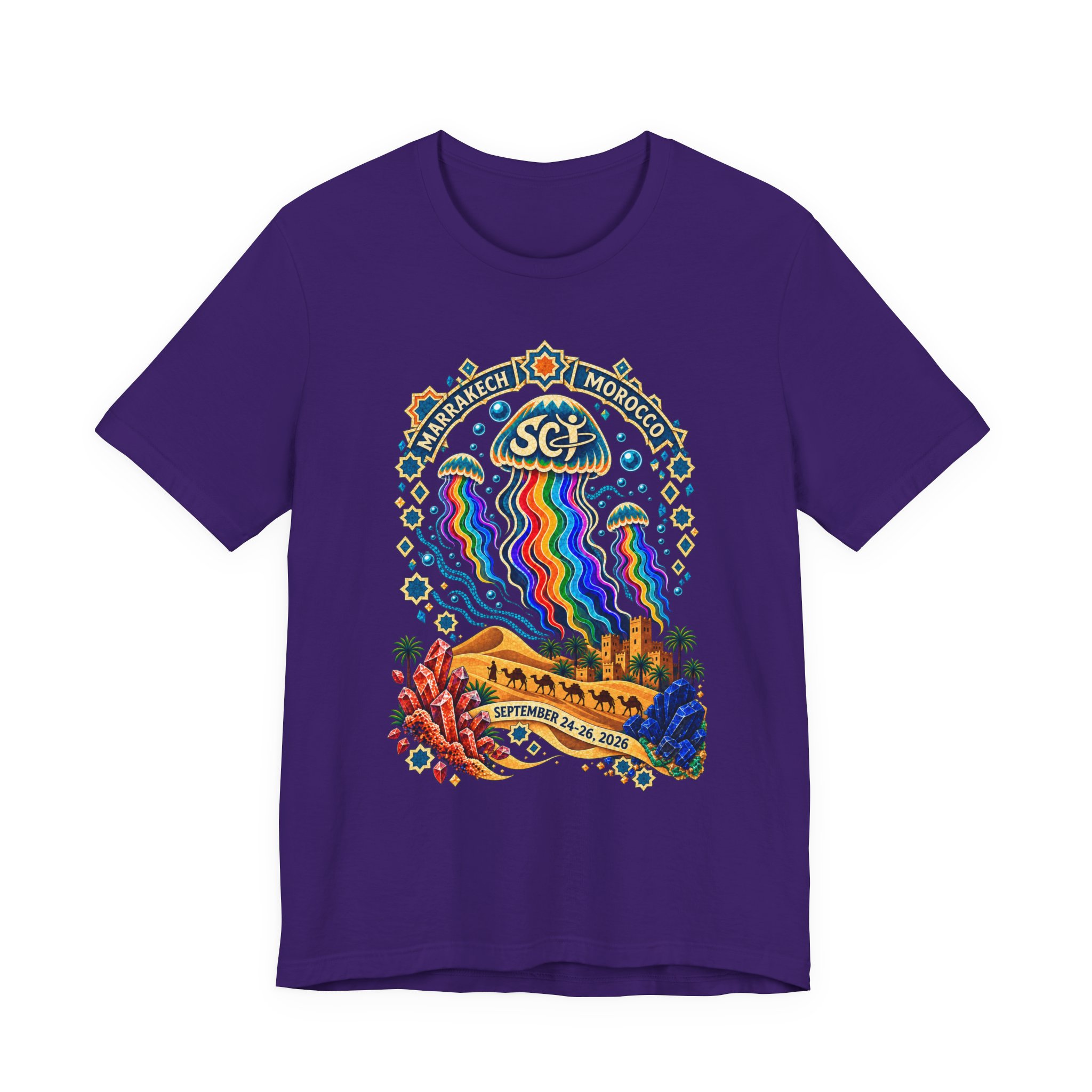Marrakech Morocco Festival Tee — Rainbow Desert Graphic T-Shirt - Image 29