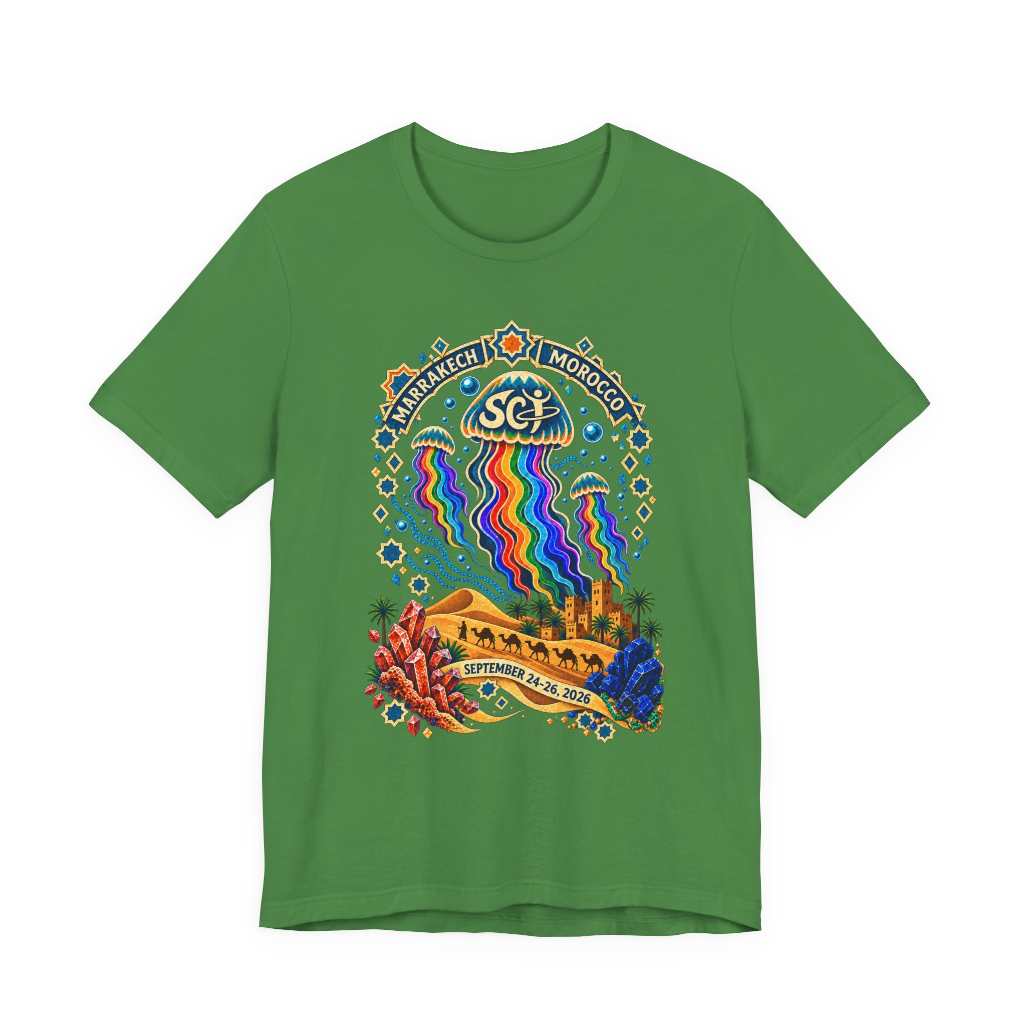 Marrakech Morocco Festival Tee — Rainbow Desert Graphic T-Shirt - Image 21