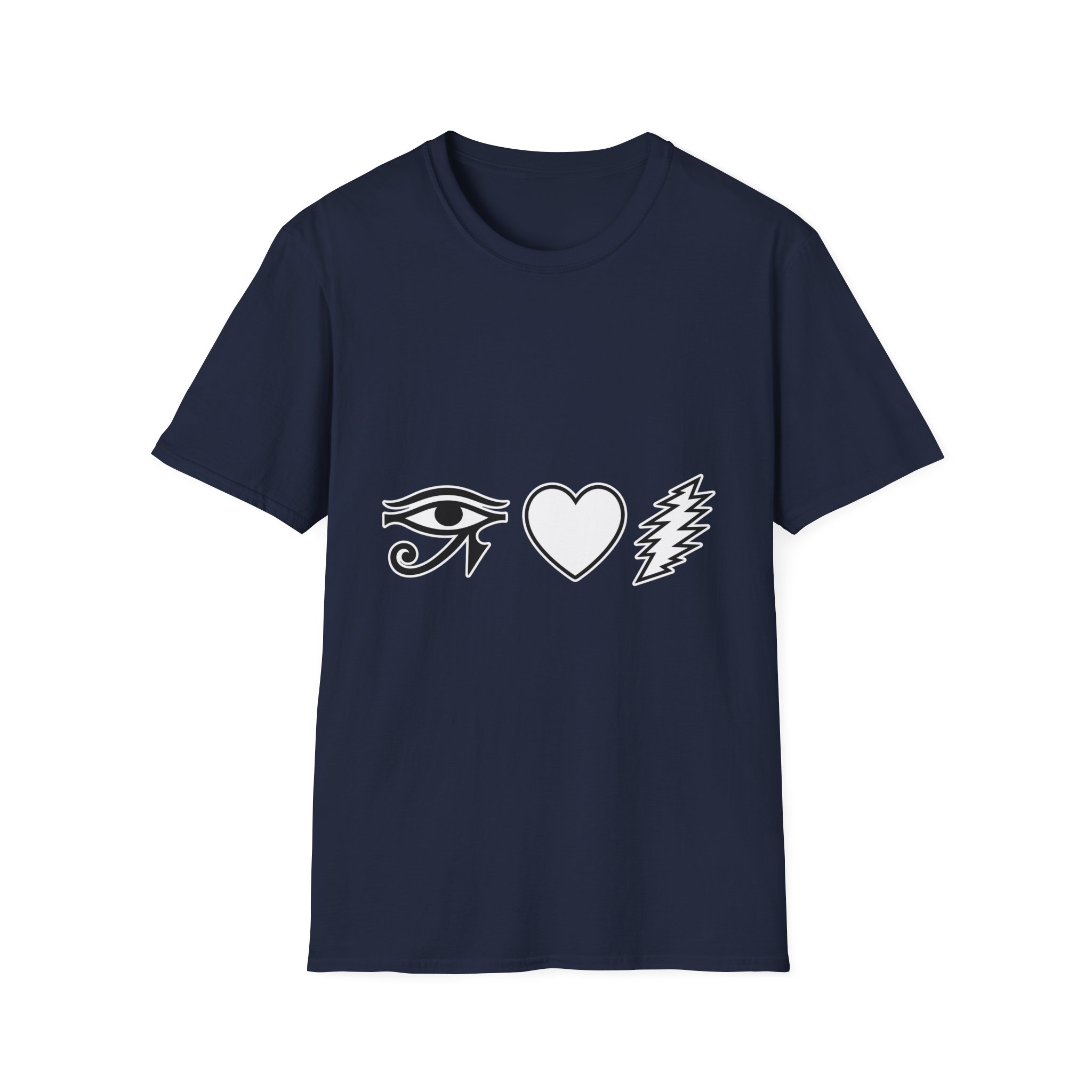 Eye Heart Bolt Super Soft T-Shirt - Image 37