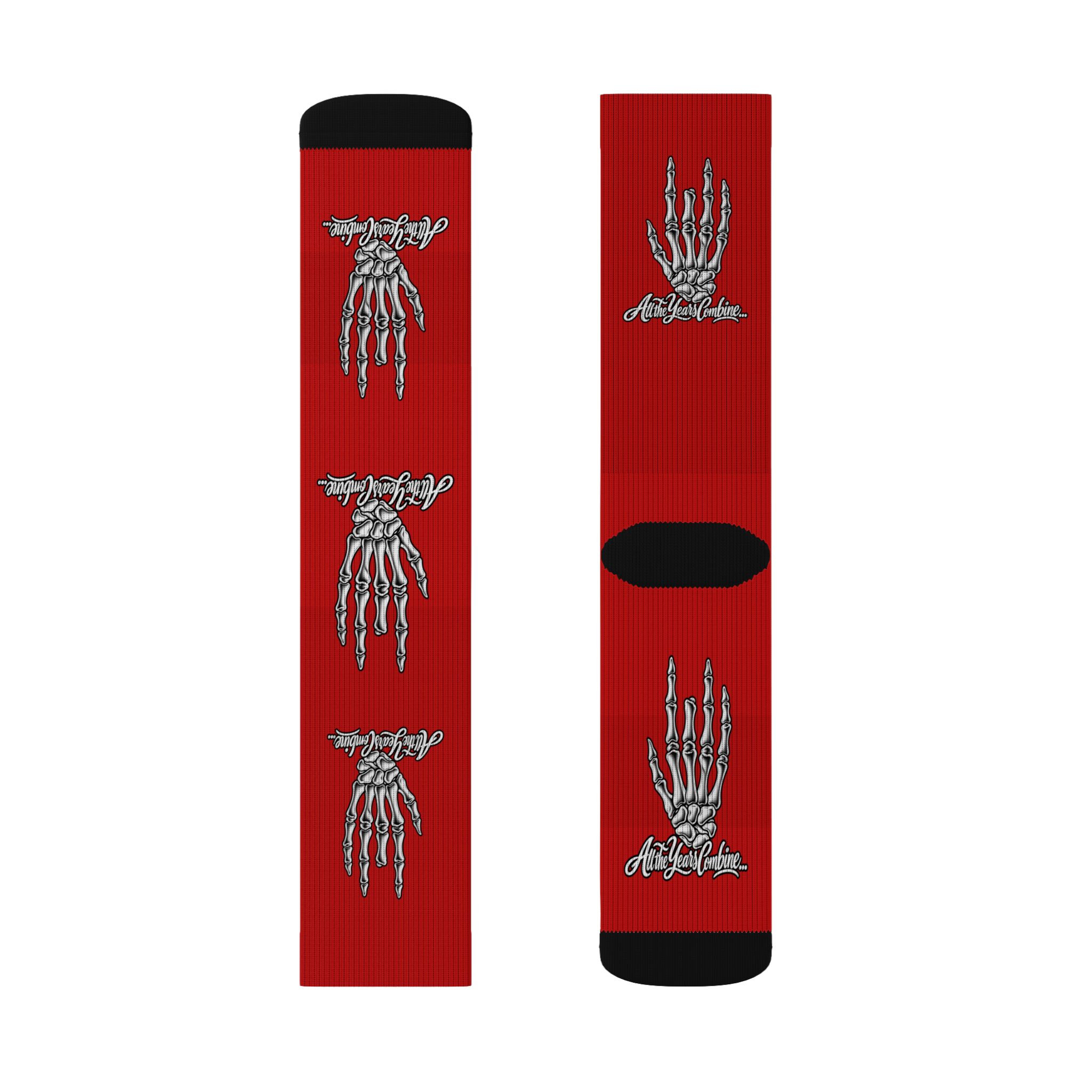 All the Years Combine — Red Crew Socks - Image 4