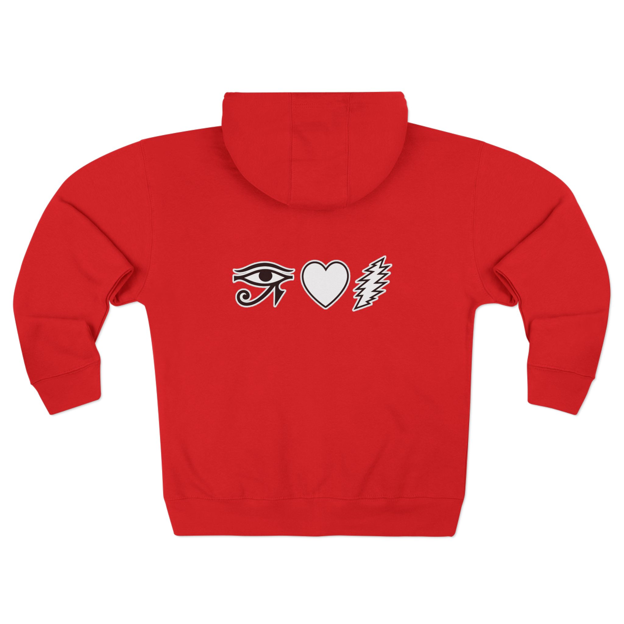 Eye Heart Bolt Zip Hoodie - Image 30