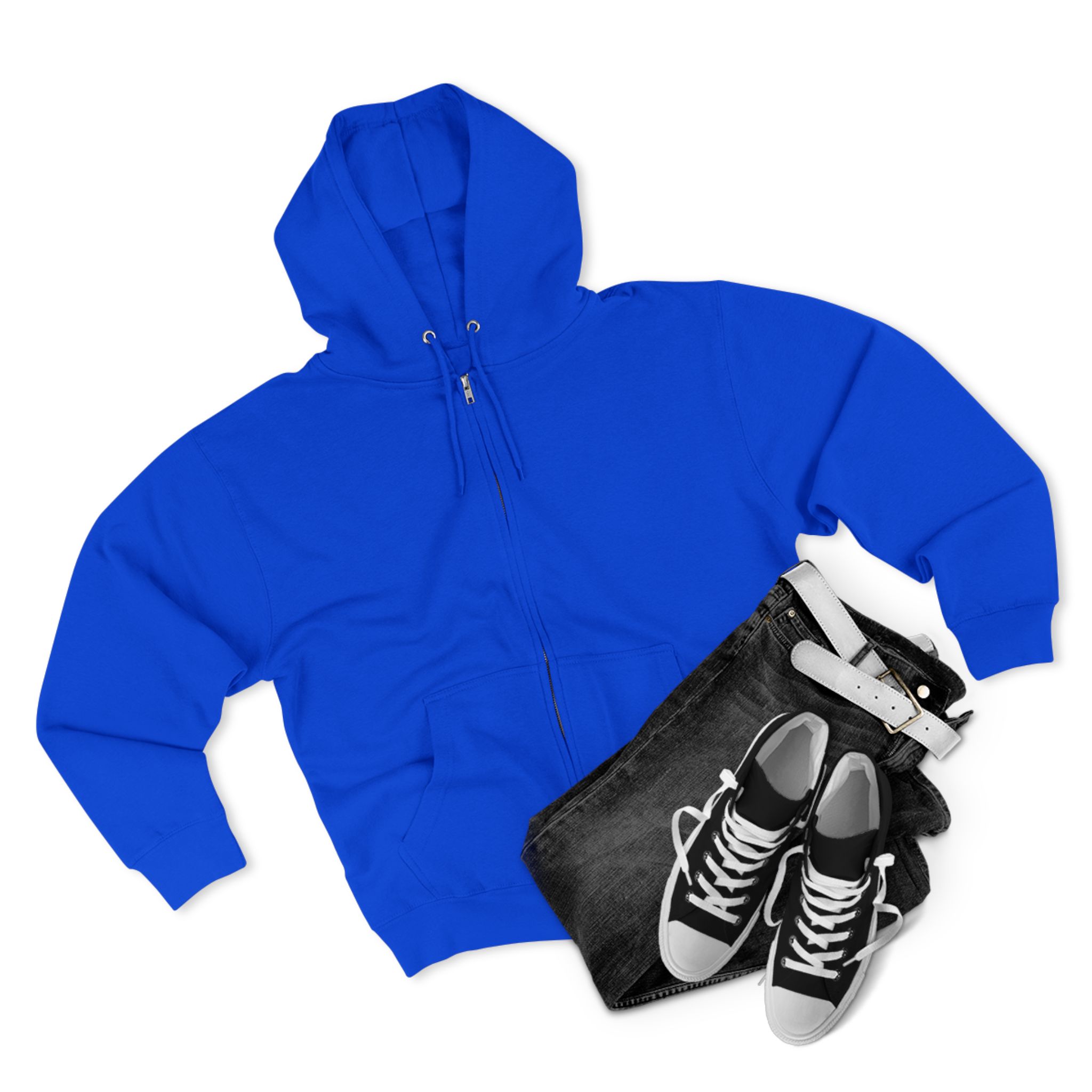 Eye Heart Bolt Zip Hoodie - Image 3
