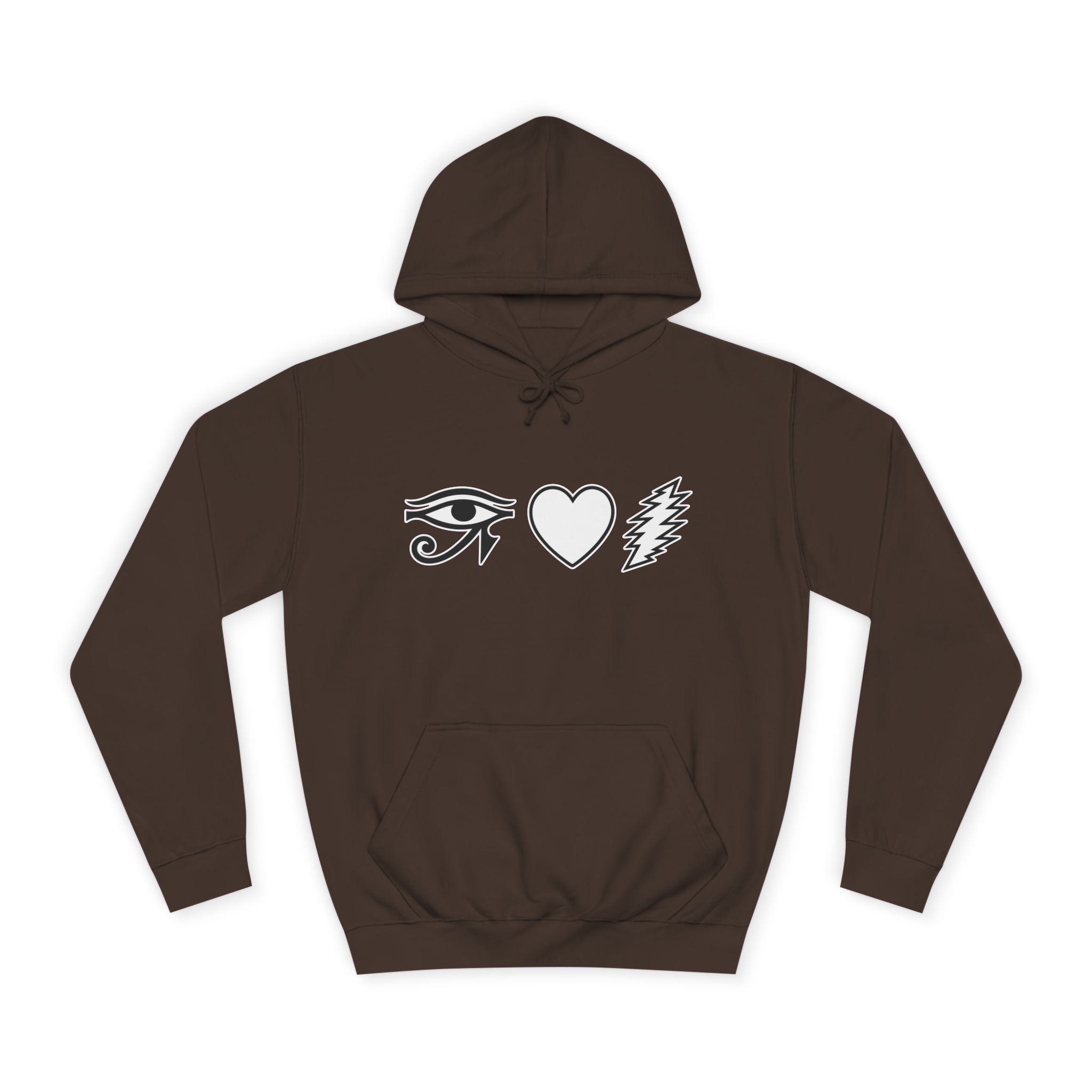 Eye Heart Bolt Hoodie Pullover - Image 9