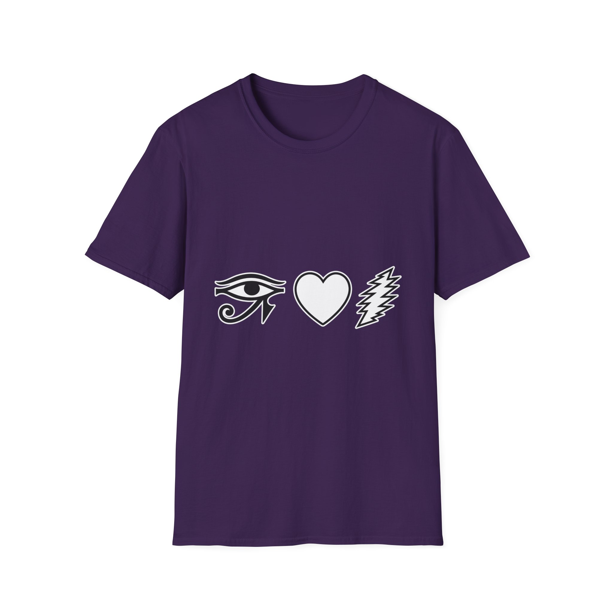 Eye Heart Bolt Super Soft T-Shirt - Image 41