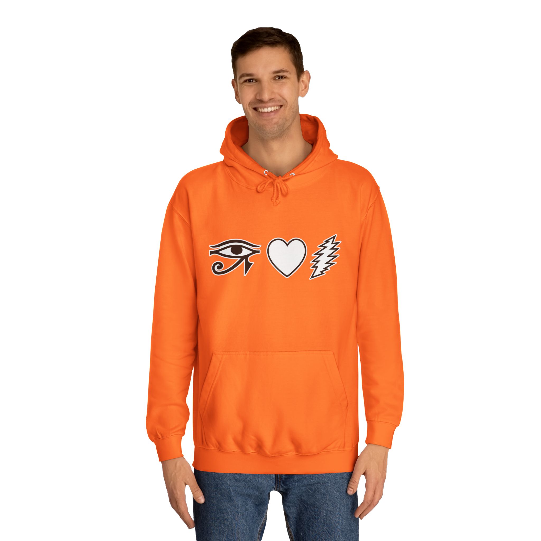Eye Heart Bolt Hoodie Pullover - Image 15