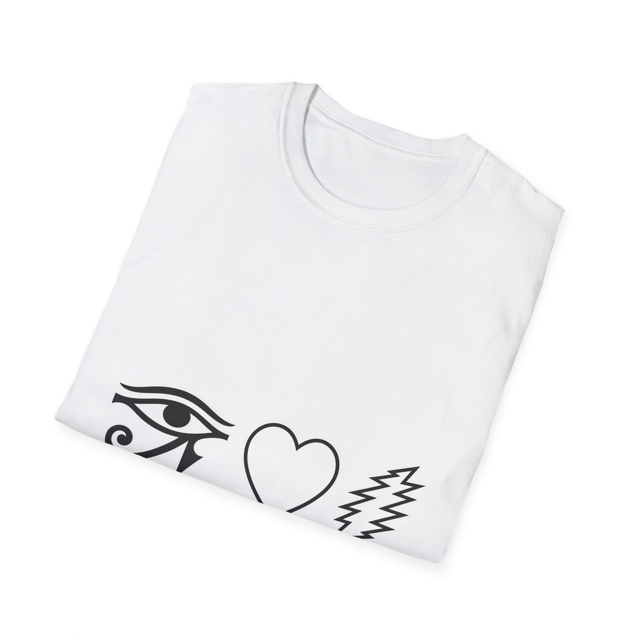 Eye Heart Bolt Super Soft T-Shirt - Image 8