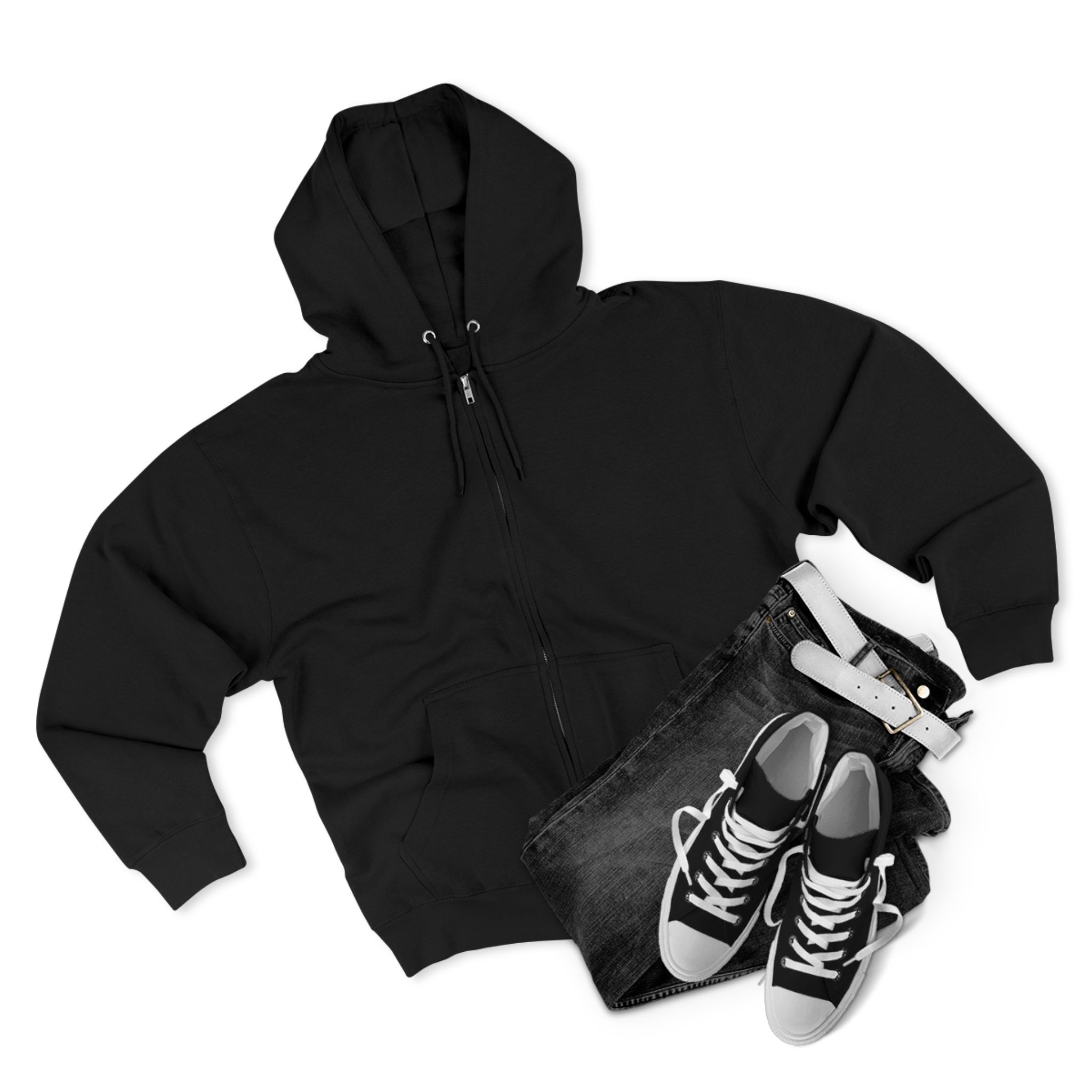 Eye Heart Bolt Zip Hoodie - Image 19