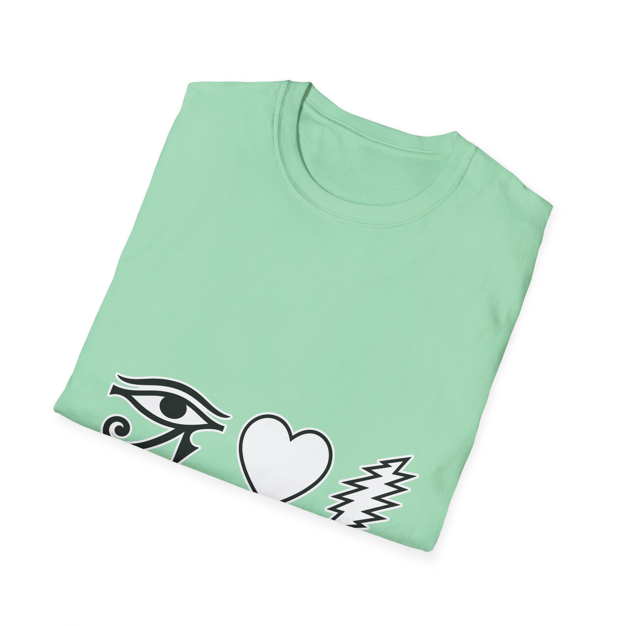 Eye Heart Bolt Super Soft T-Shirt - Image 24