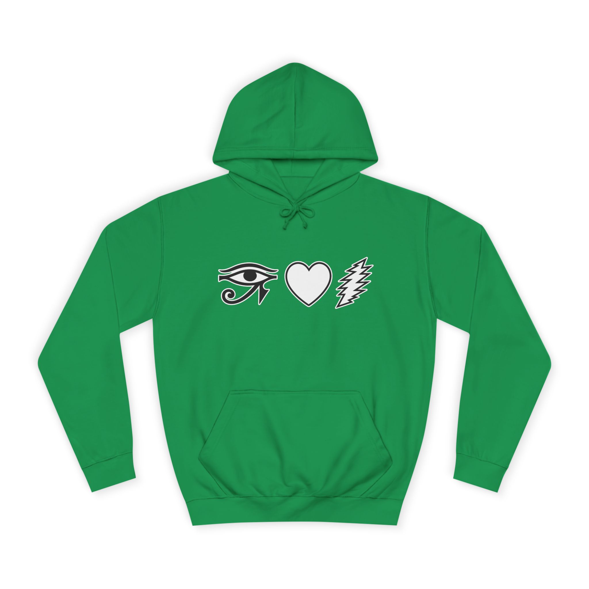 Eye Heart Bolt Hoodie Pullover - Image 33