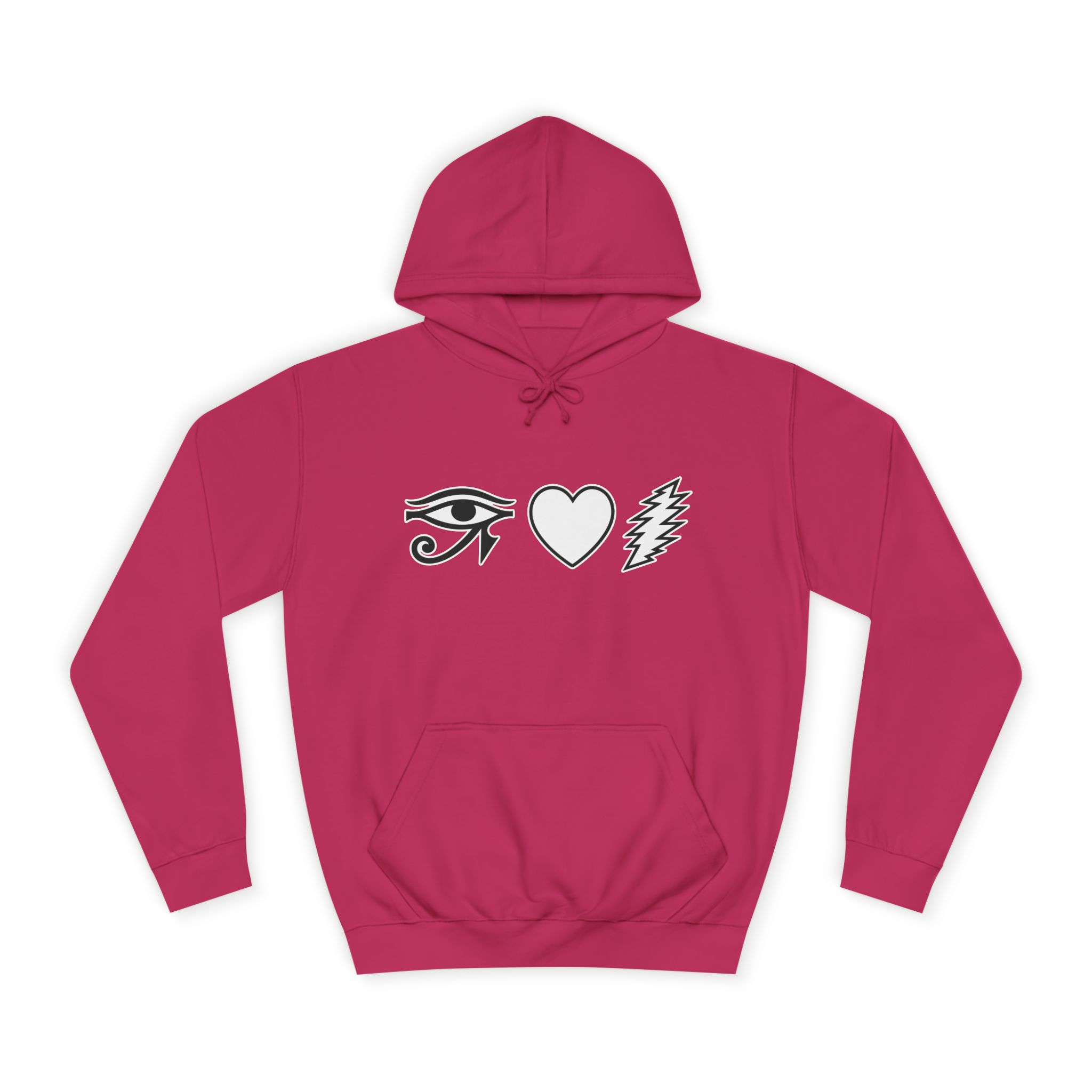 Eye Heart Bolt Hoodie Pullover - Image 61