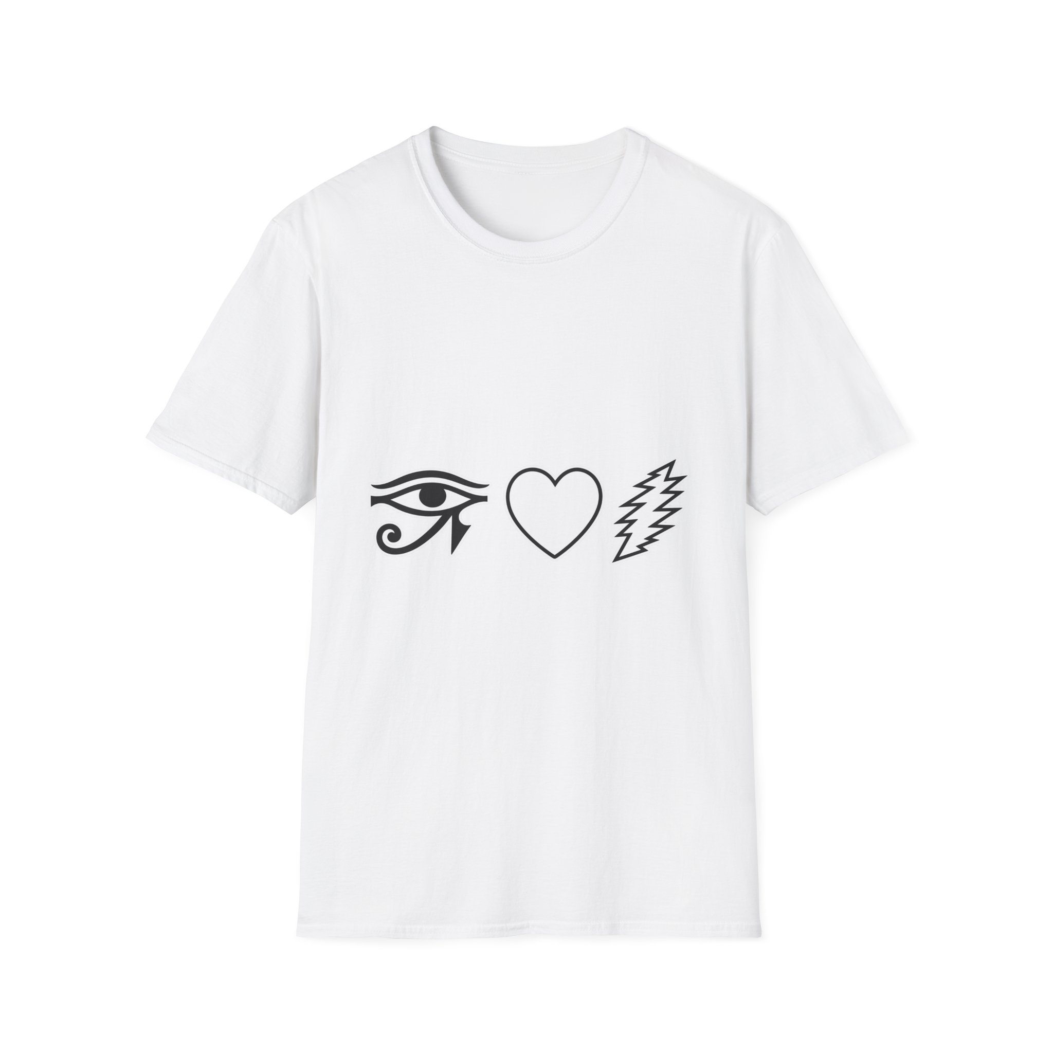 Eye Heart Bolt Super Soft T-Shirt - Image 5