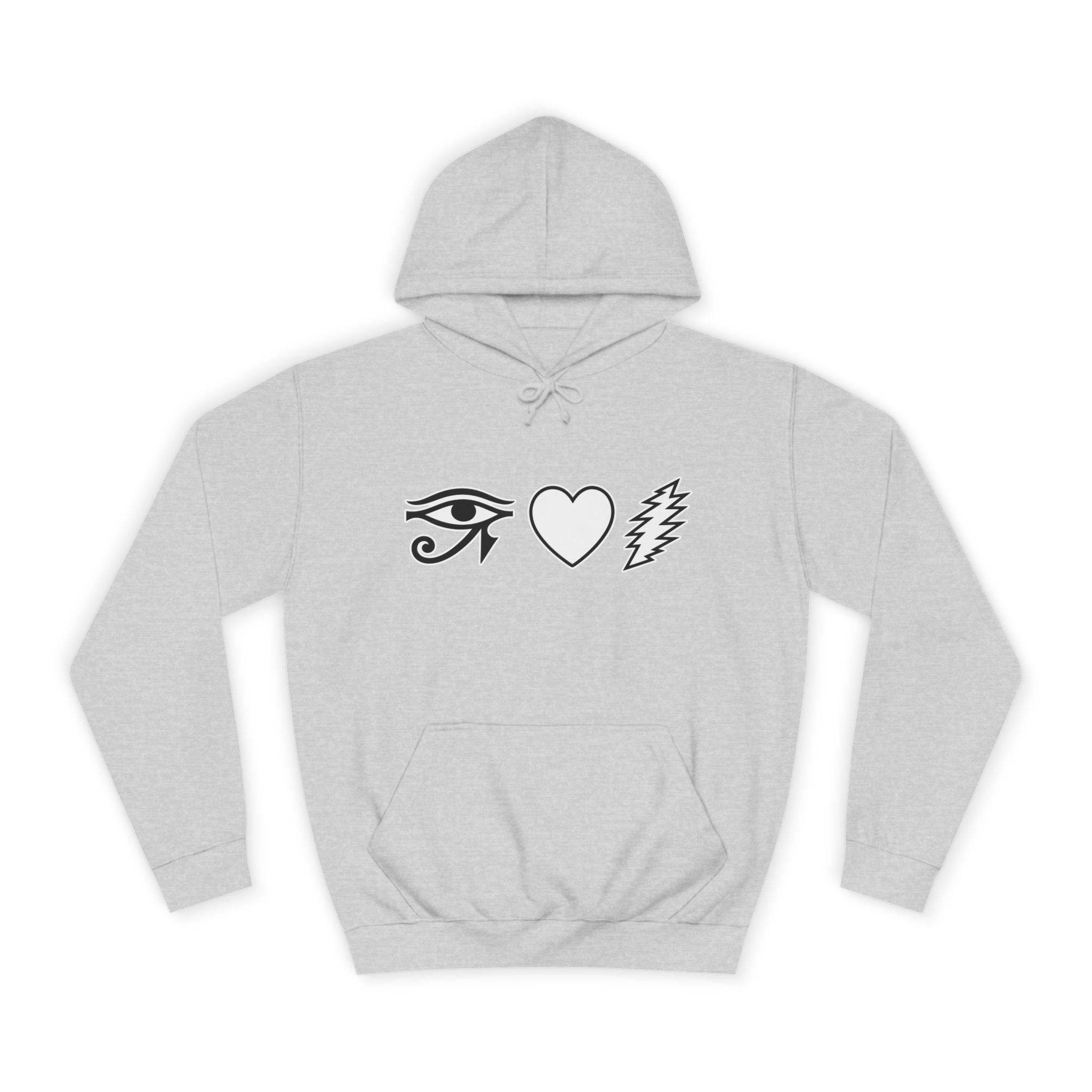 Eye Heart Bolt Hoodie Pullover - Image 21