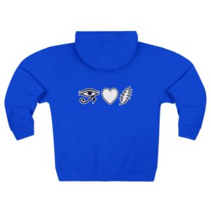 Eye Heart Bolt Zip Hoodie