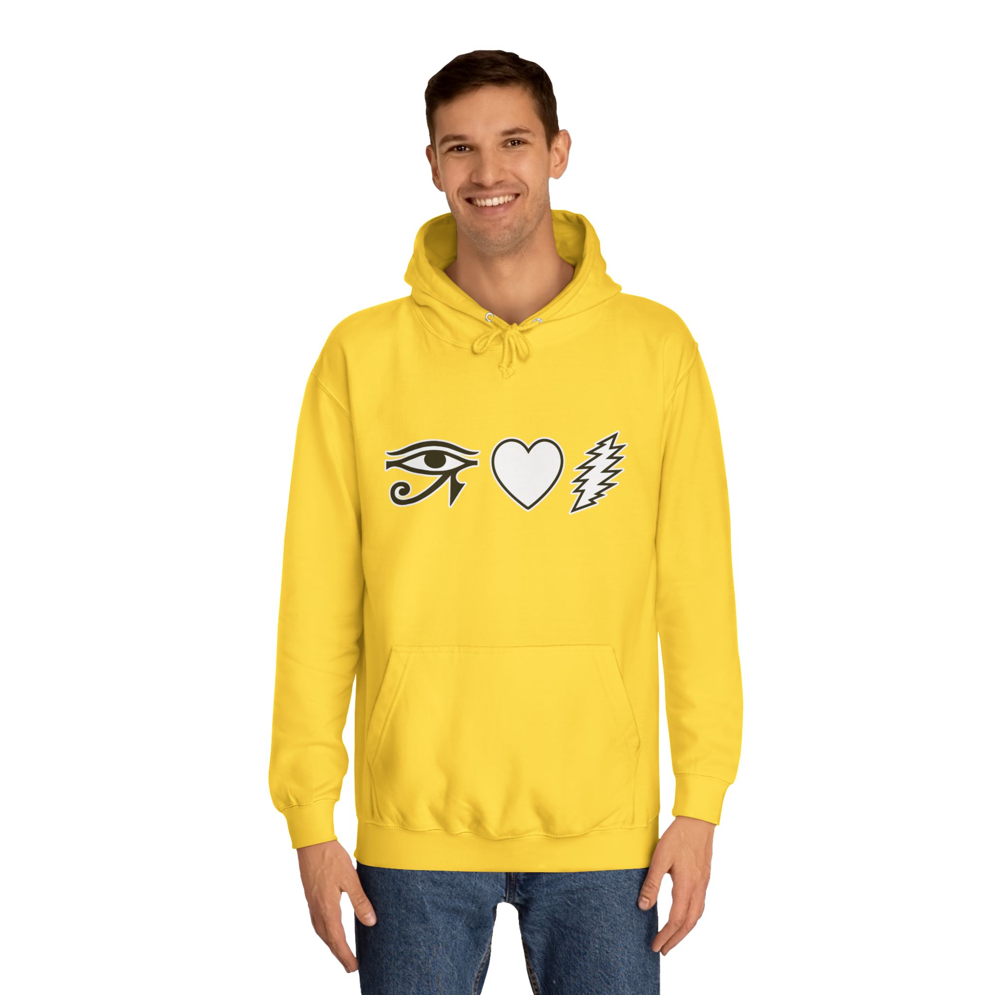 Eye Heart Bolt Hoodie Pullover - Image 19