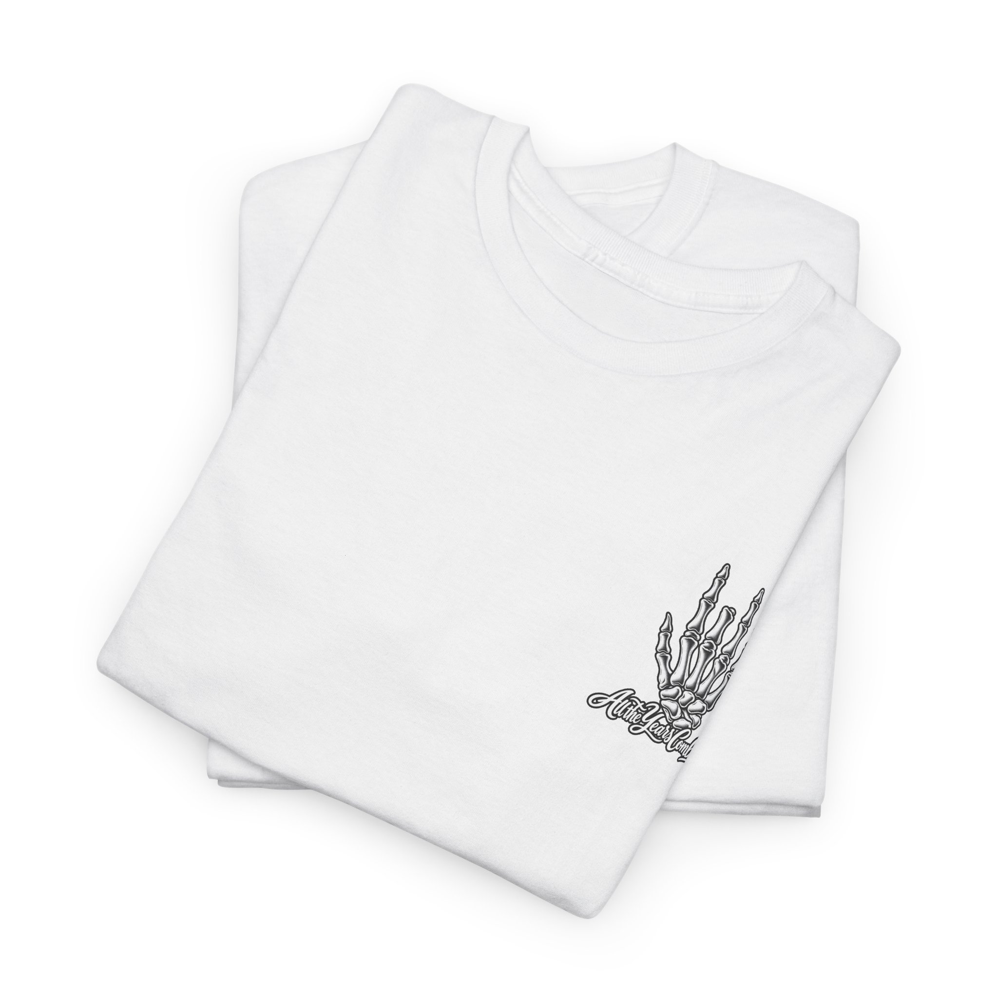 All the Years Combine Jerry Skeleton Hand Heavyweight Shirt - Image 7
