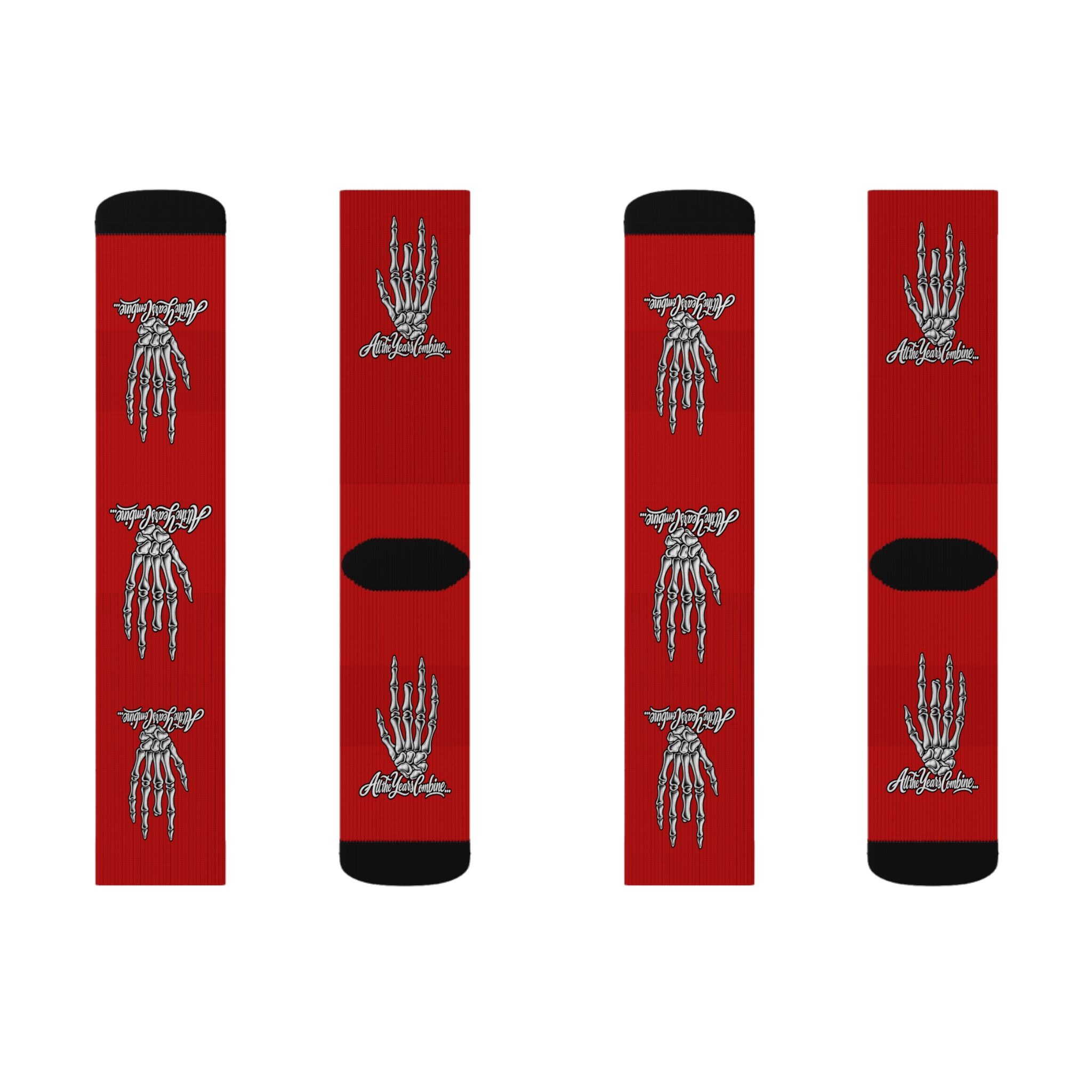 All the Years Combine — Red Crew Socks - Image 6