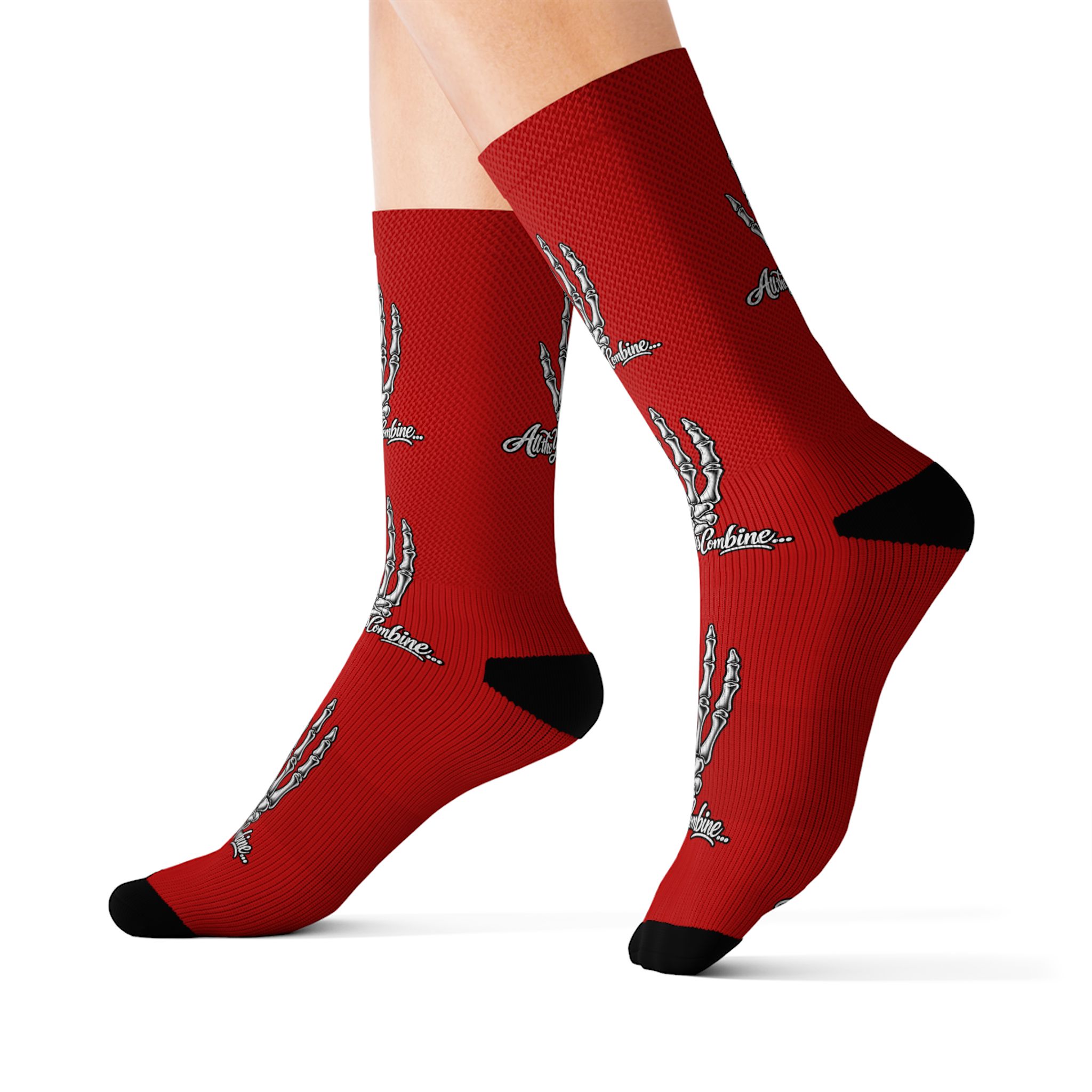 All the Years Combine — Red Crew Socks - Image 2