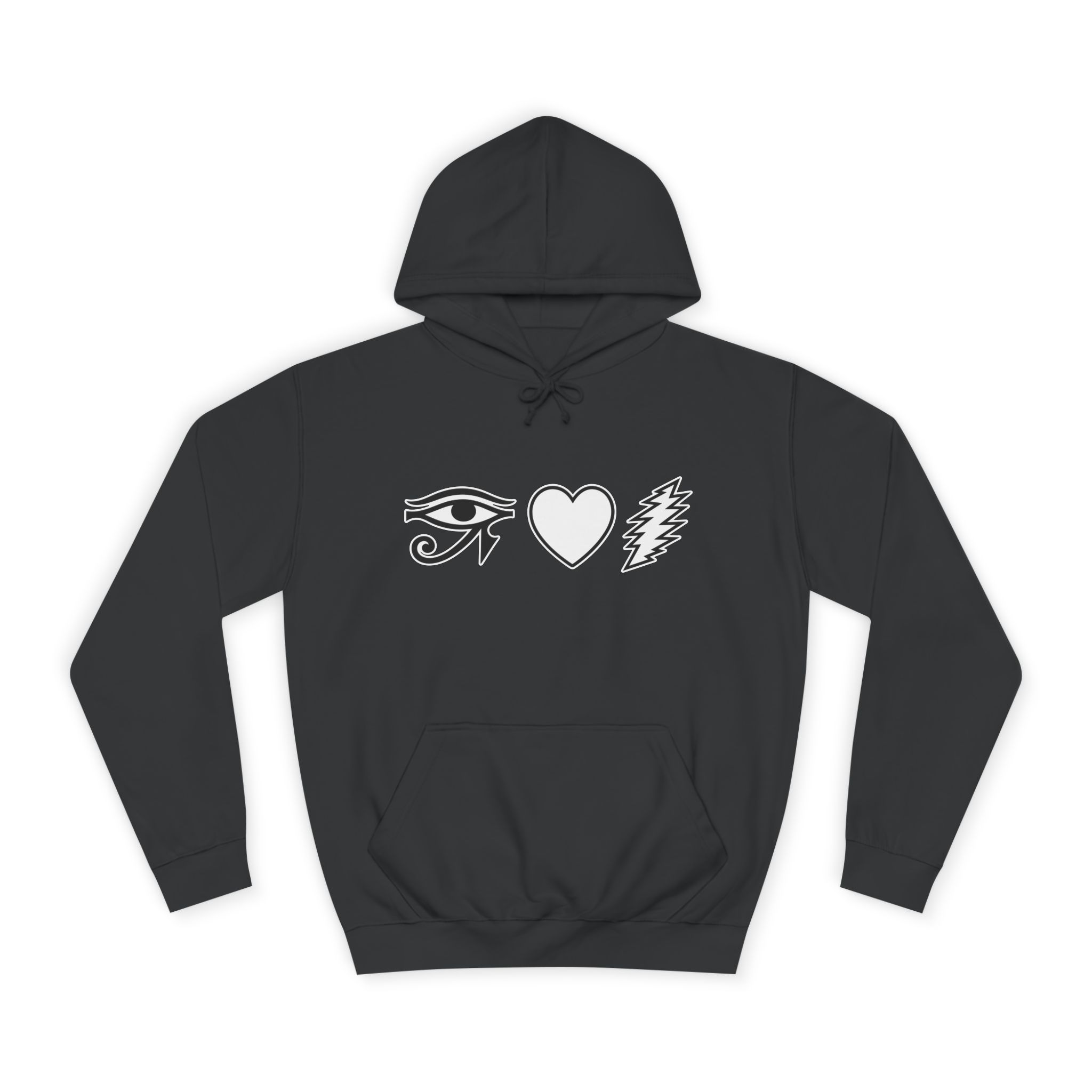 Eye Heart Bolt Hoodie Pullover - Image 25