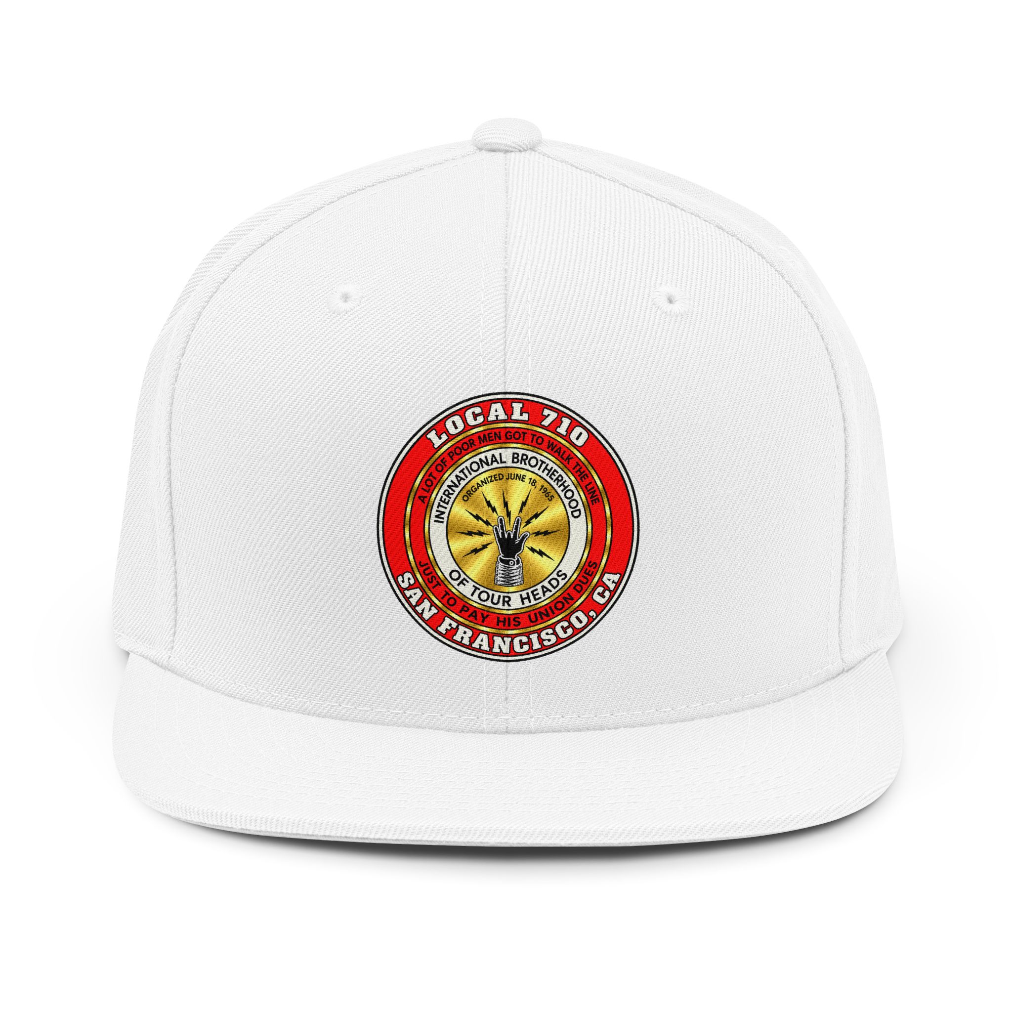 International Brotherhood of Tour Heads Snapback Hat – Embroidered Cap - Image 2