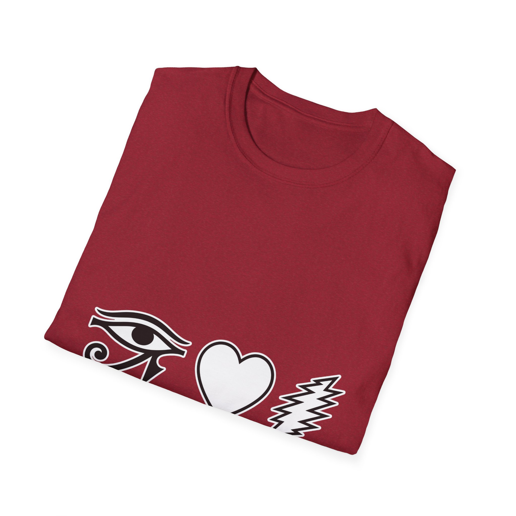 Eye Heart Bolt Super Soft T-Shirt - Image 56