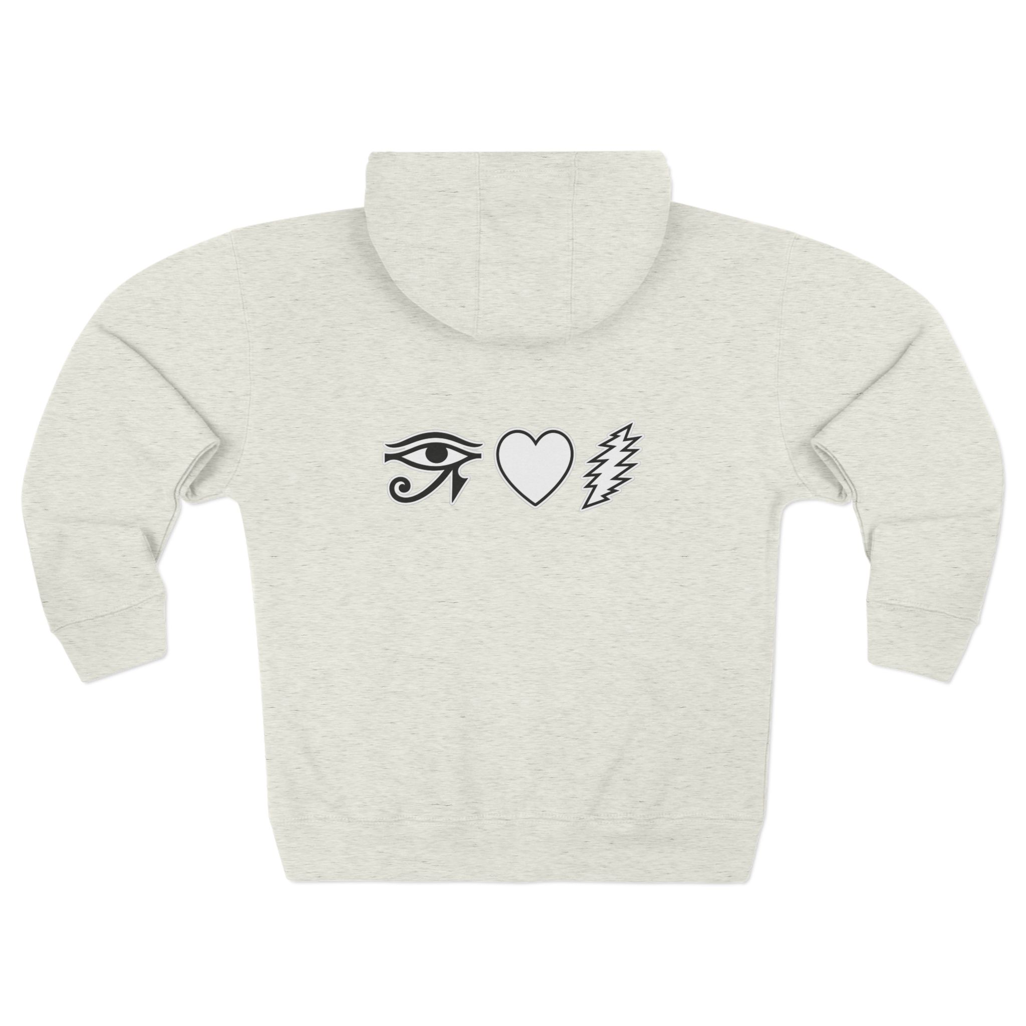 Eye Heart Bolt Zip Hoodie - Image 22