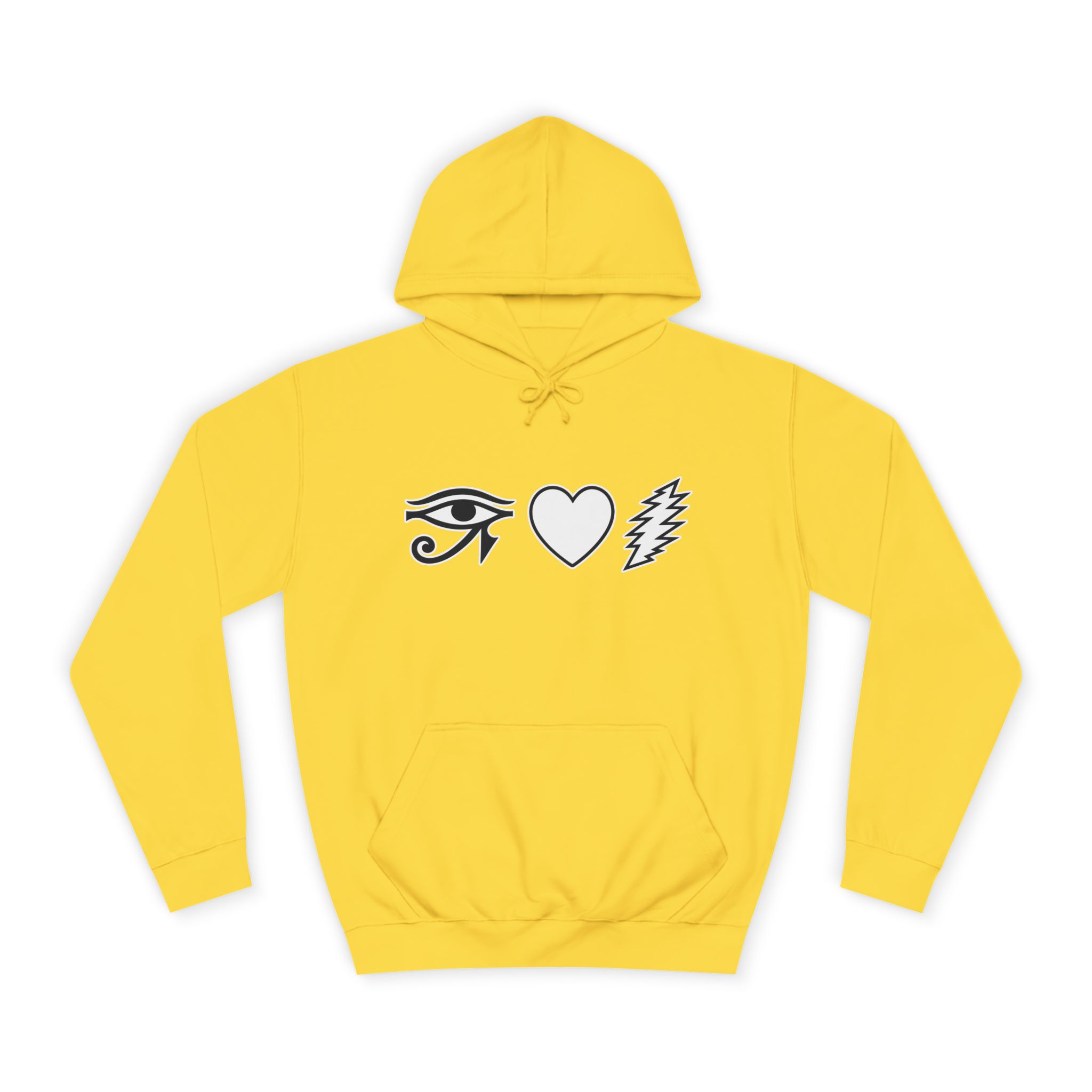 Eye Heart Bolt Hoodie Pullover - Image 17