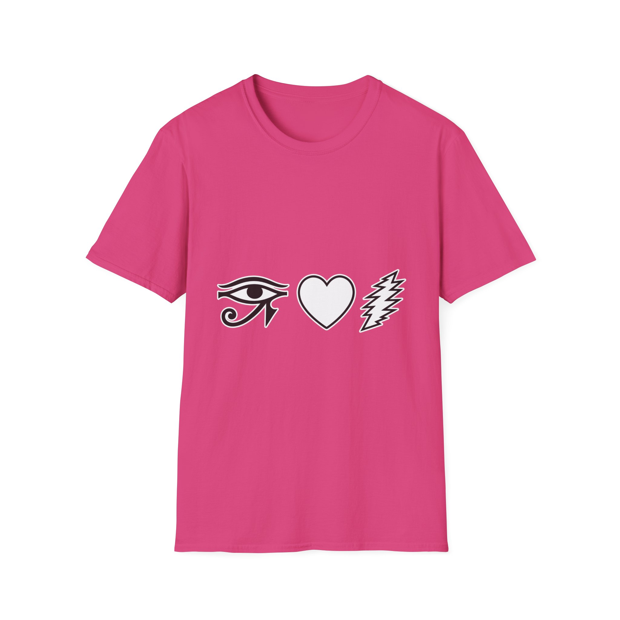 Eye Heart Bolt Super Soft T-Shirt - Image 45