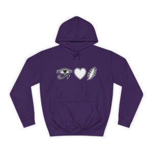 Eye Heart Bolt Hoodie Pullover