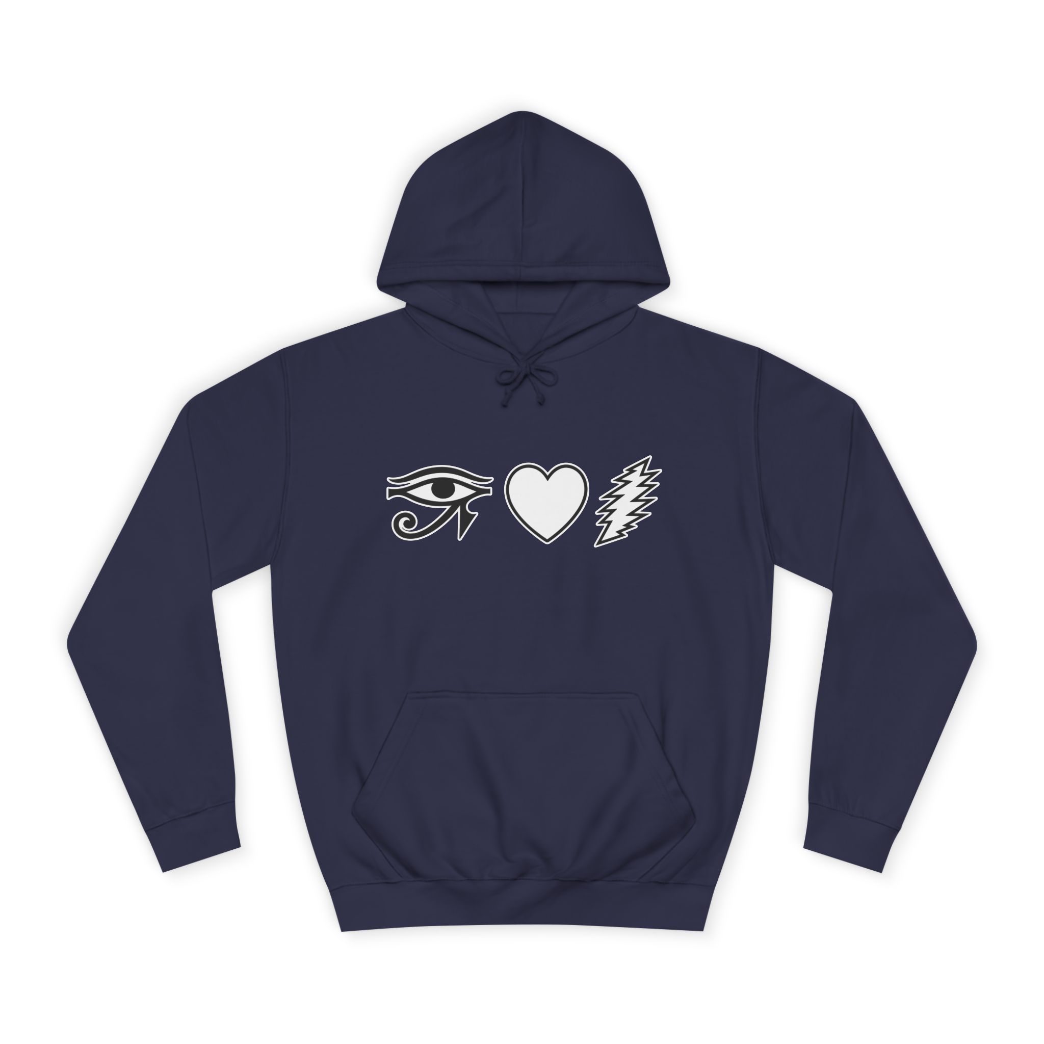 Eye Heart Bolt Hoodie Pullover - Image 49