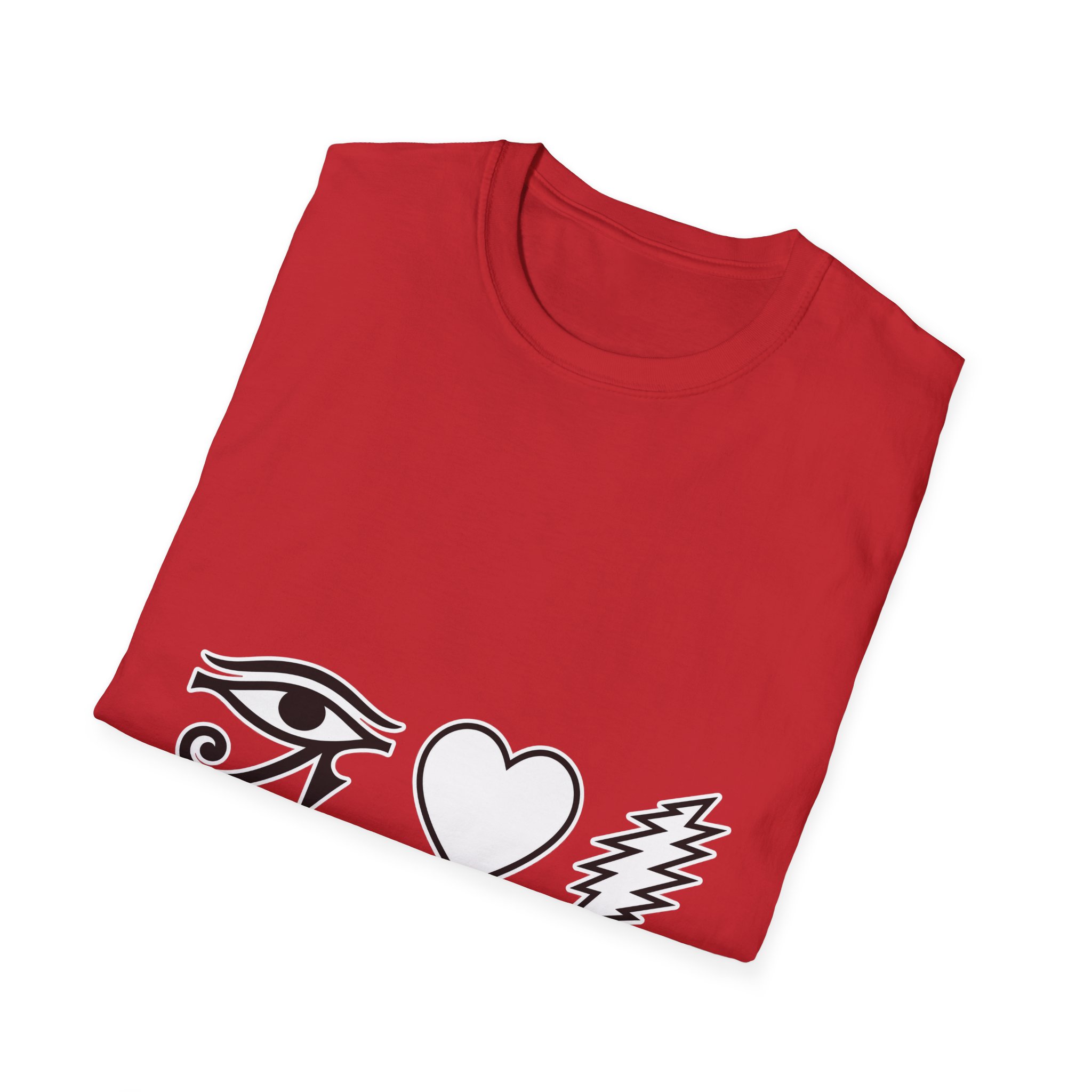 Eye Heart Bolt Super Soft T-Shirt - Image 52