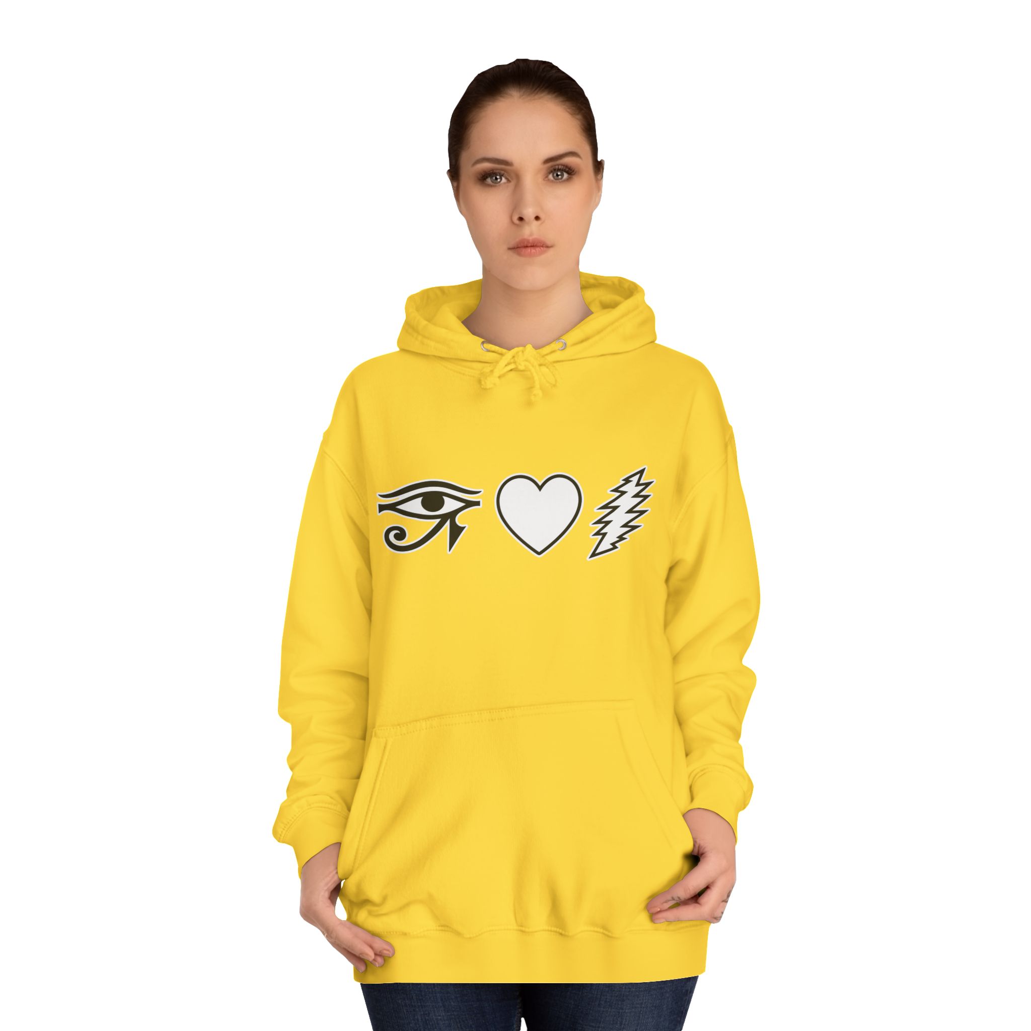 Eye Heart Bolt Hoodie Pullover - Image 20
