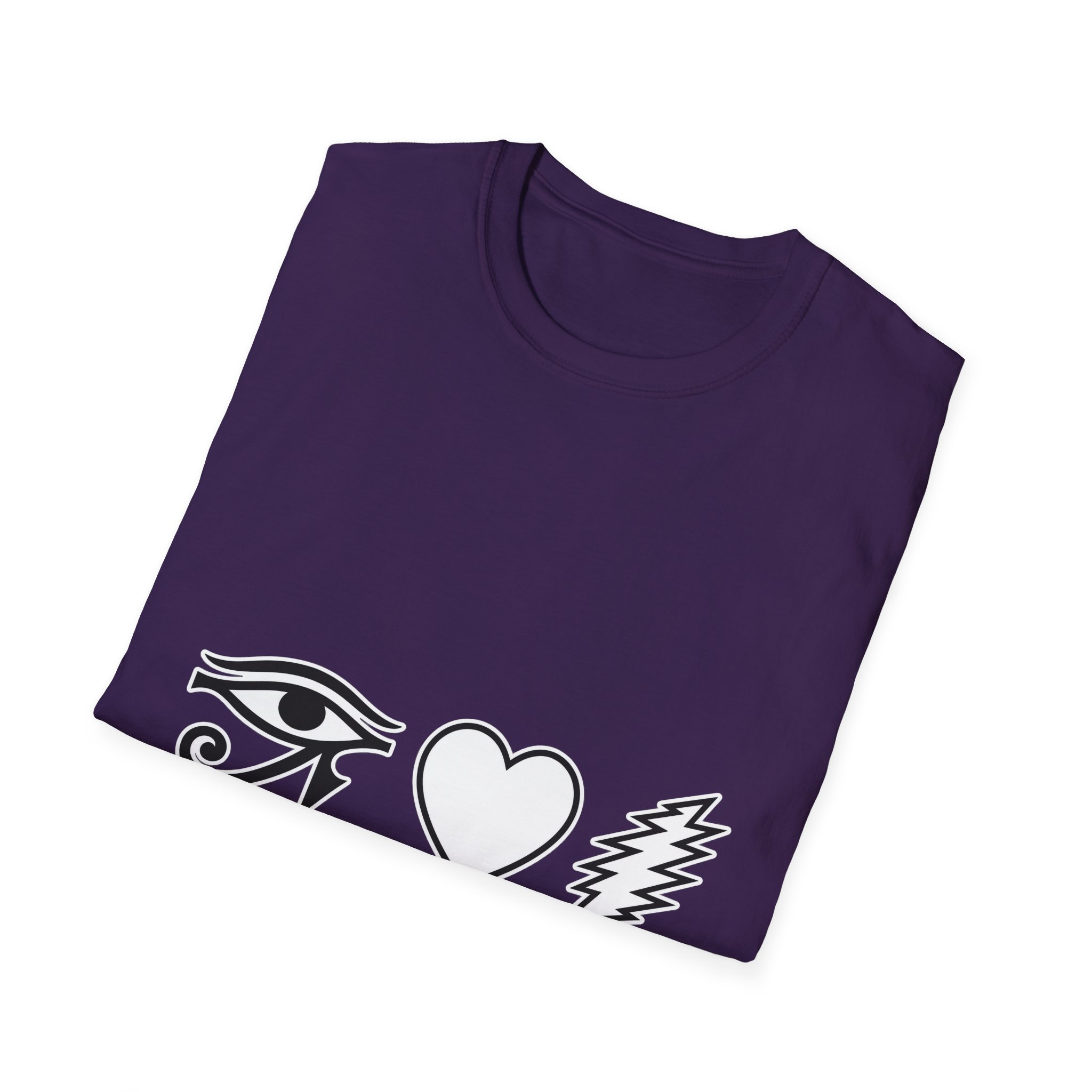 Eye Heart Bolt Super Soft T-Shirt - Image 44