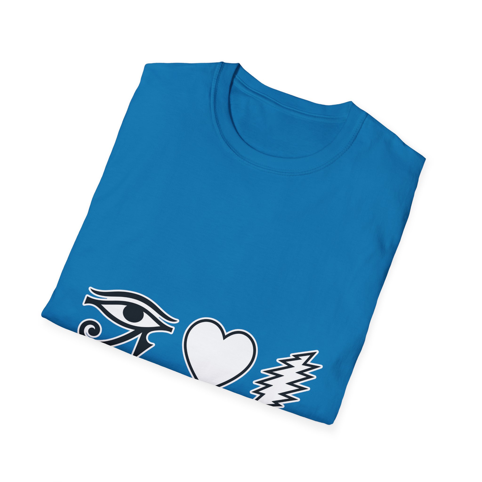 Eye Heart Bolt Super Soft T-Shirt - Image 32