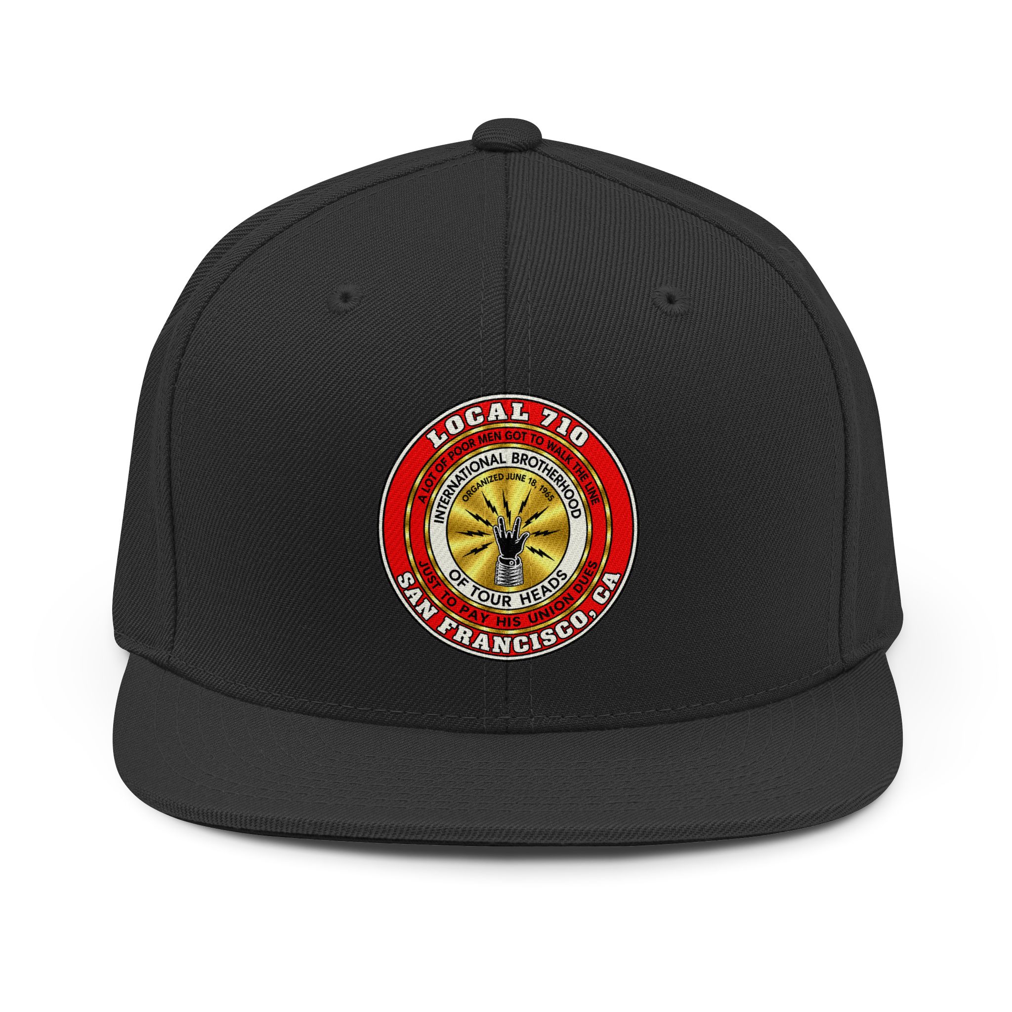 International Brotherhood of Tour Heads Snapback Hat – Embroidered Cap - Image 3
