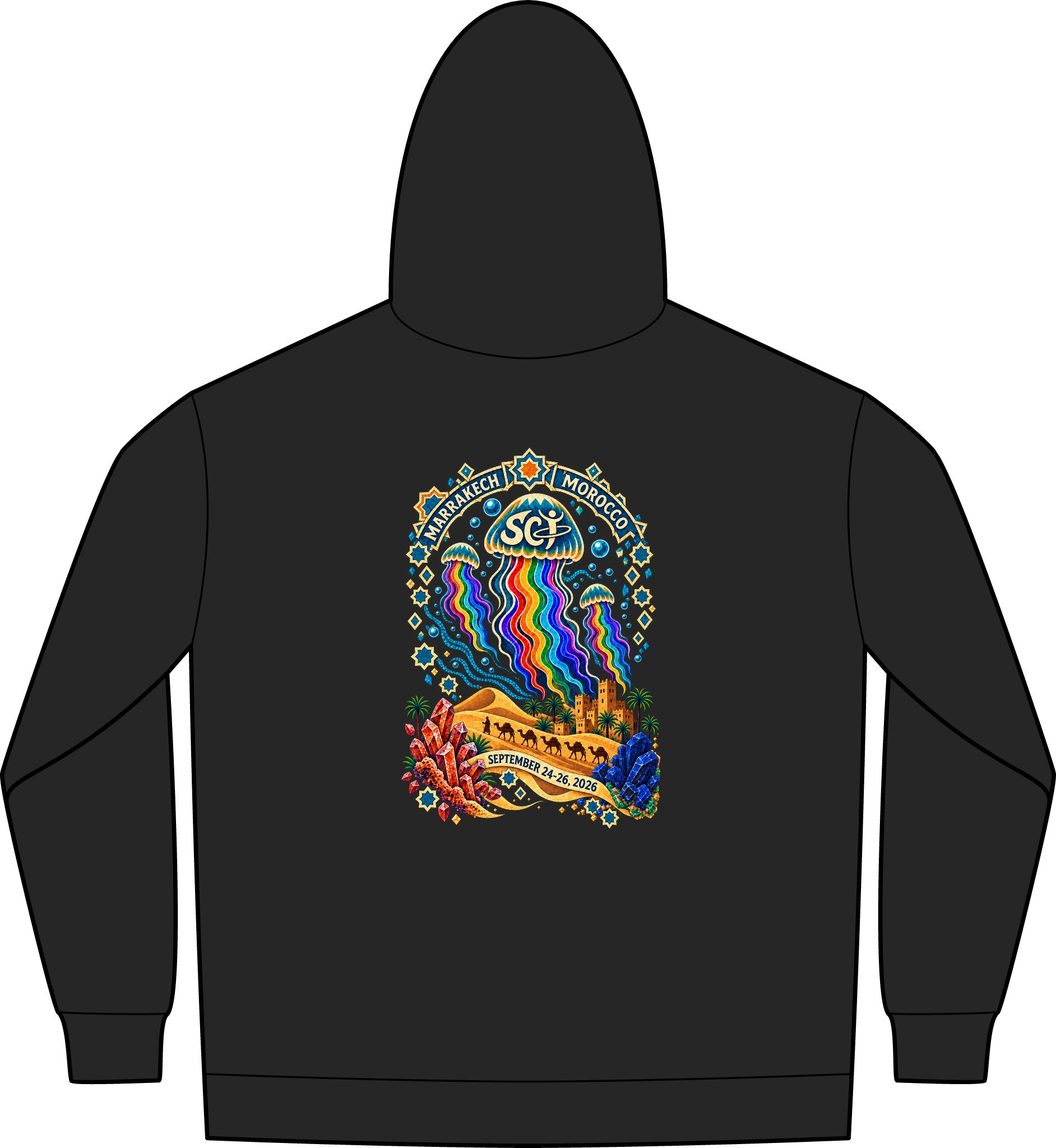 Morocco SCI 2026 Full-Zip Hoodie